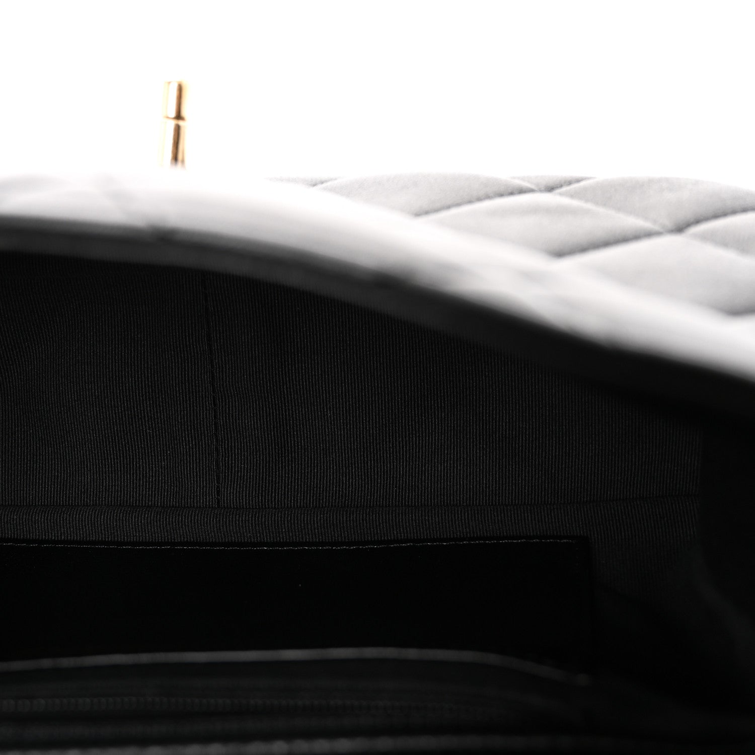 Lambskin Quilted Large CC Funky Town Flap Black — view 5
