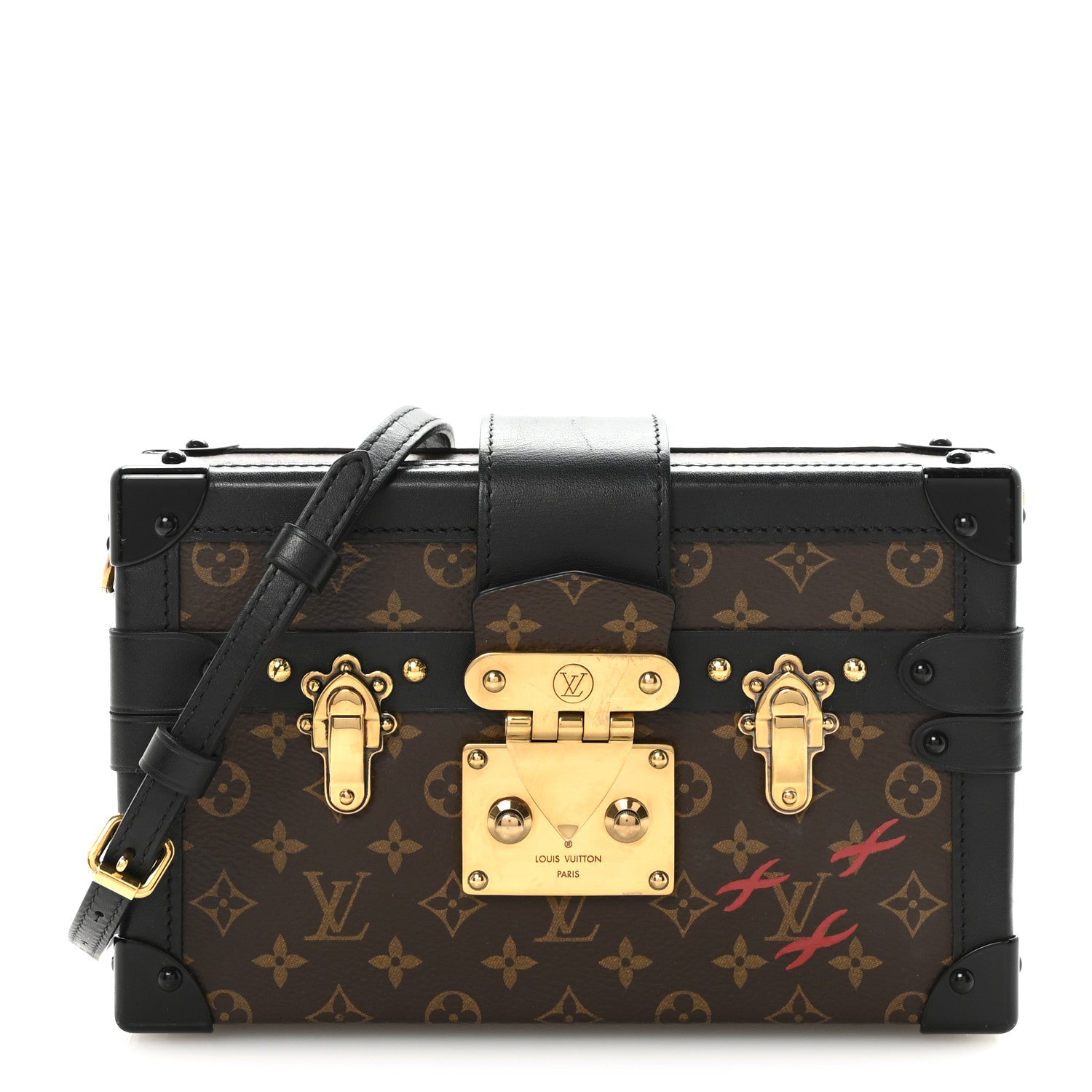 Monogram Petite Malle Black