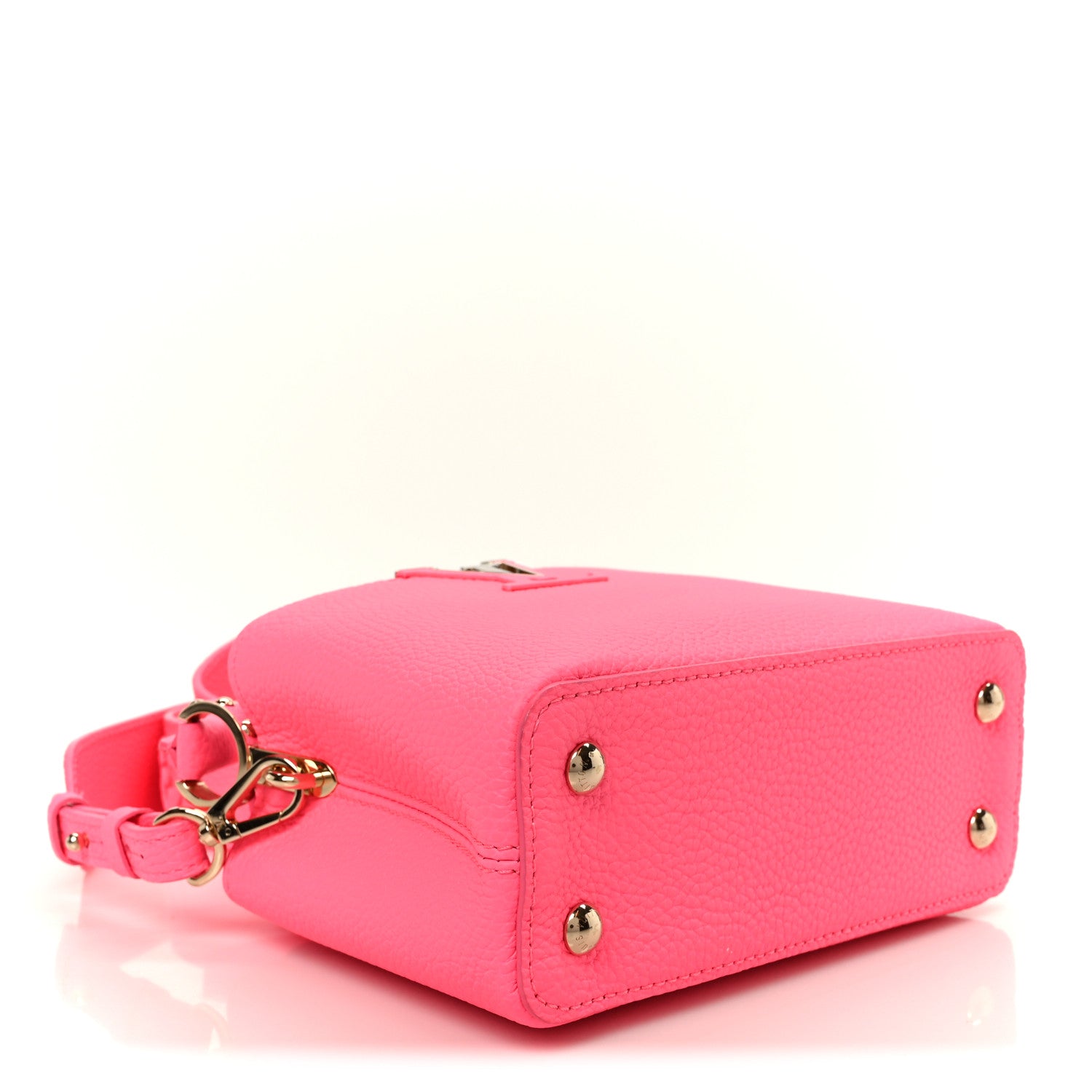 Taurillon Monogram Tuffetage Capucines Mini Fluo Pink — view 4