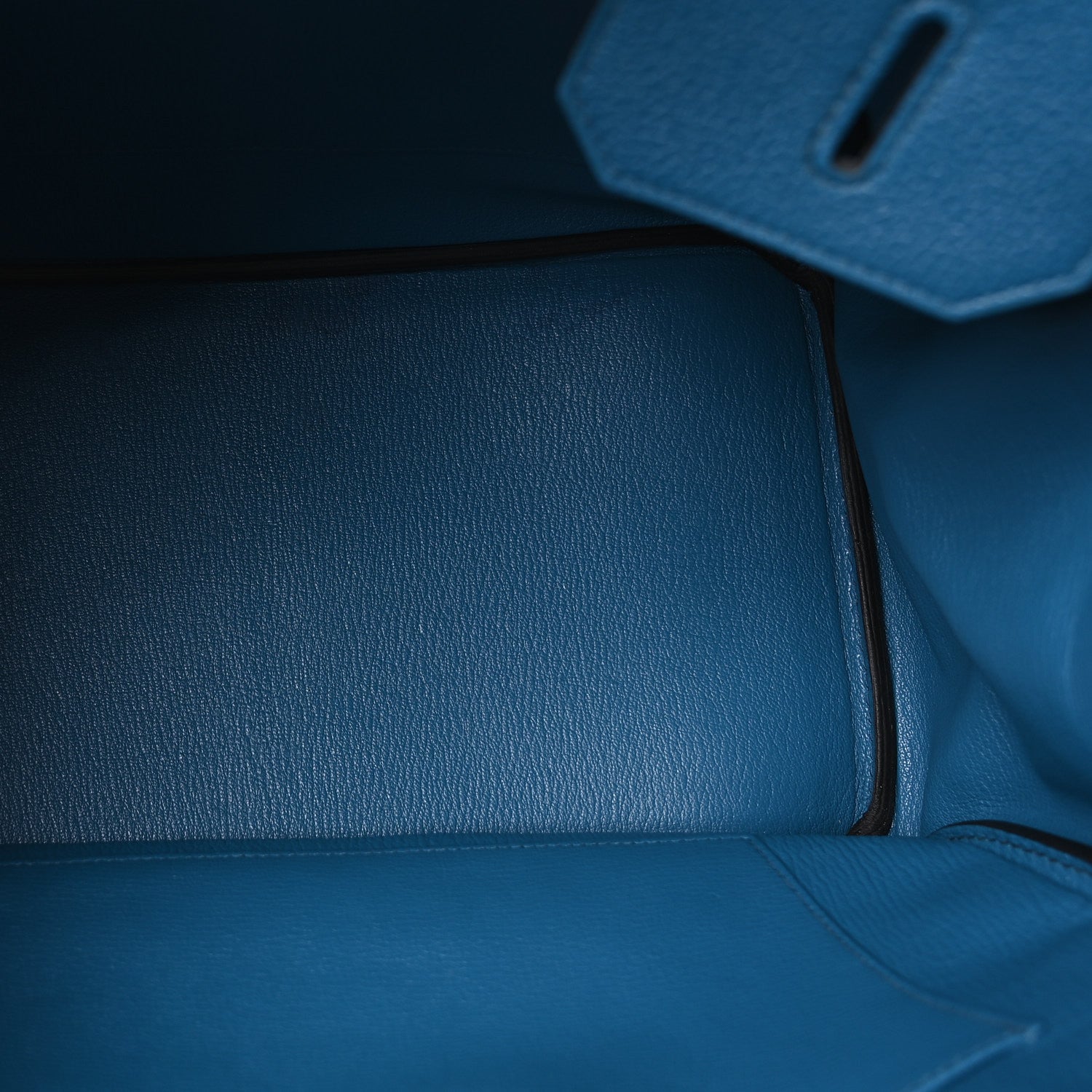 Togo Birkin 35 Bleu Izmir — view 5