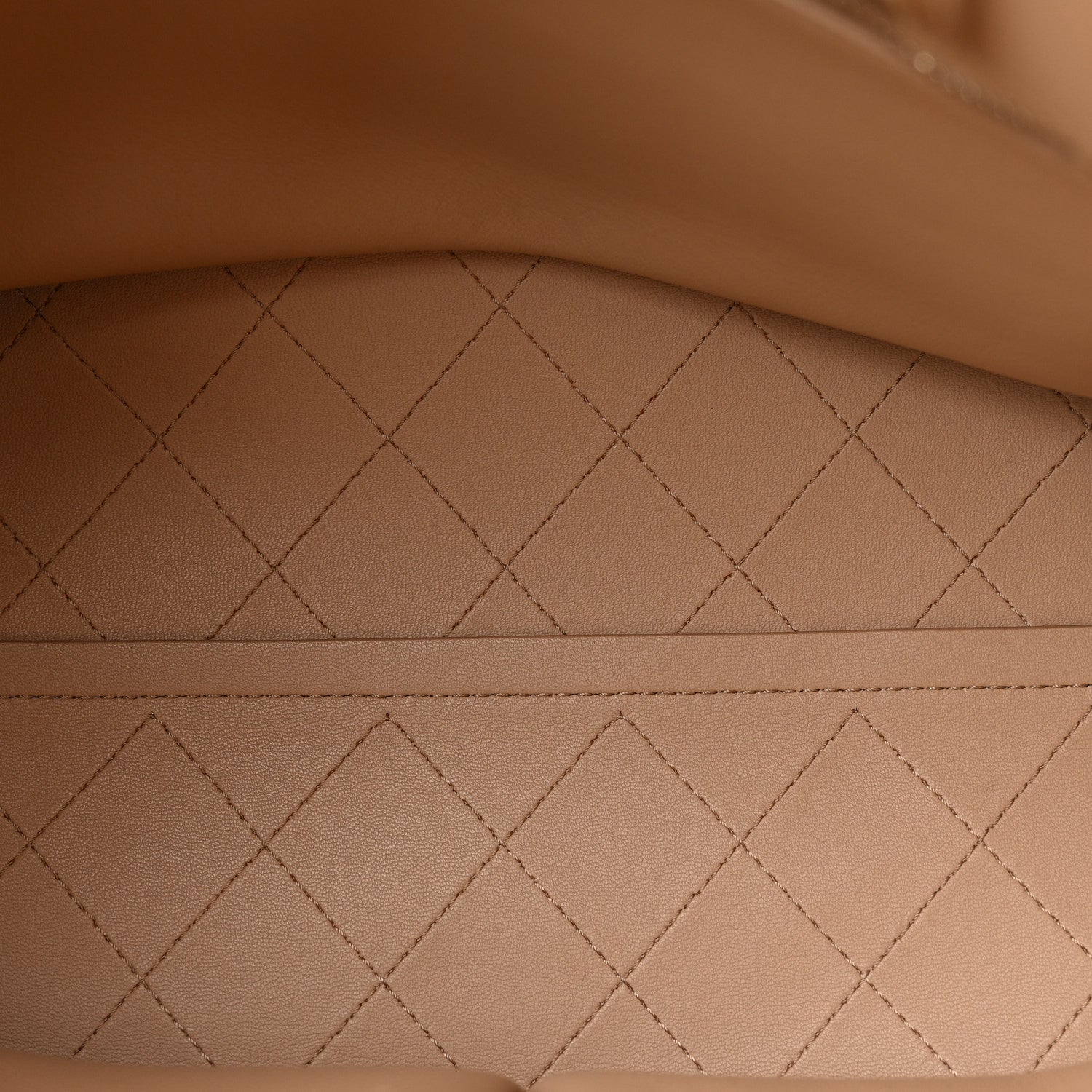 Calfskin Large Serial Shopper Tote Beige — view 5