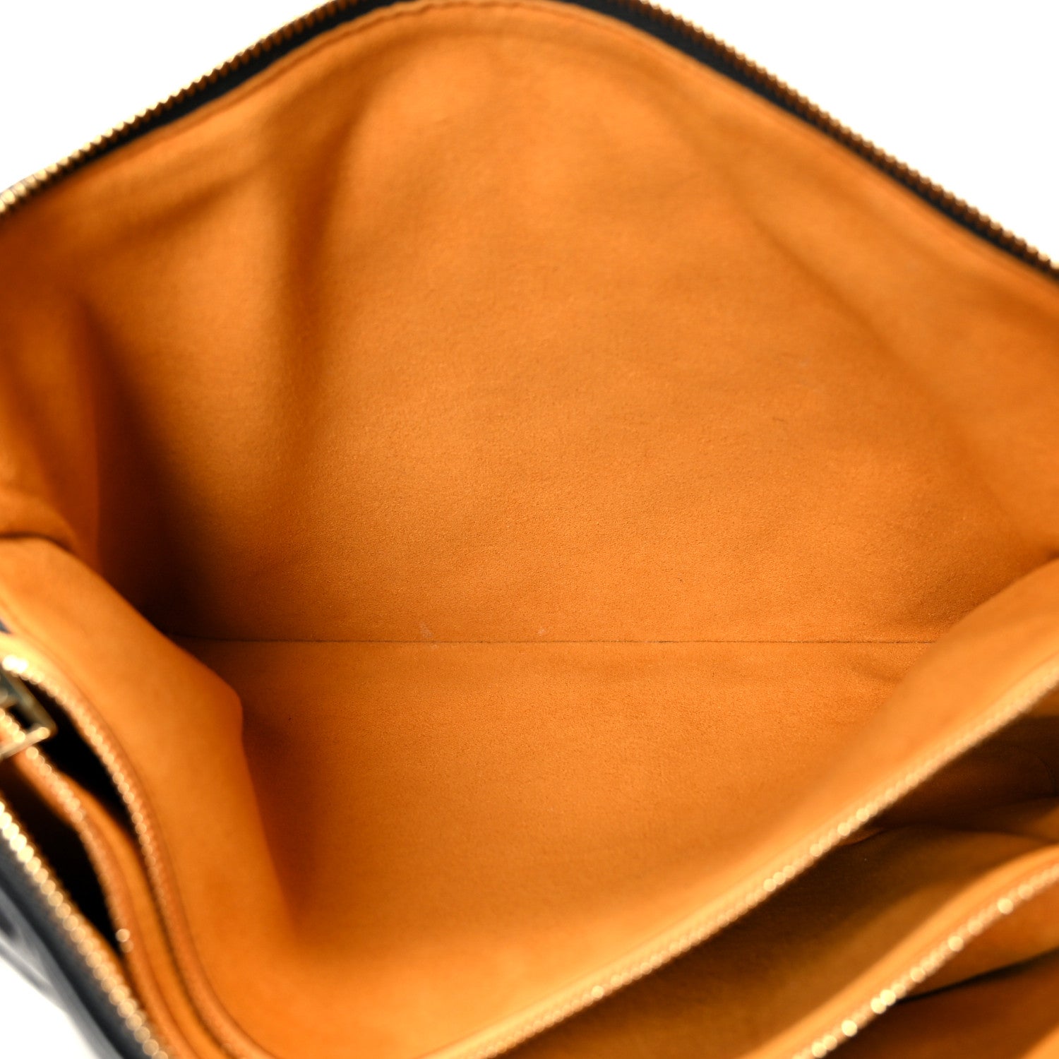 Lambskin Embossed Monogram Coussin MM Black — view 5