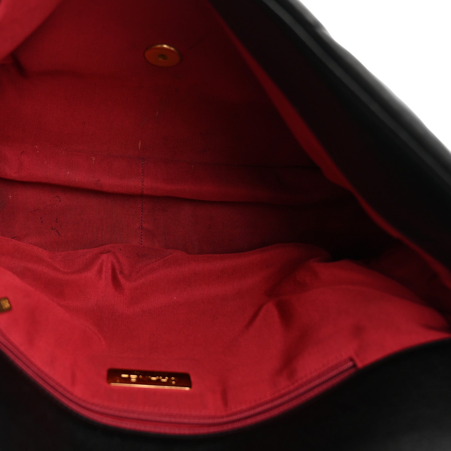 Goatskin Quilted Maxi Chanel 19 Flap Black — view 5