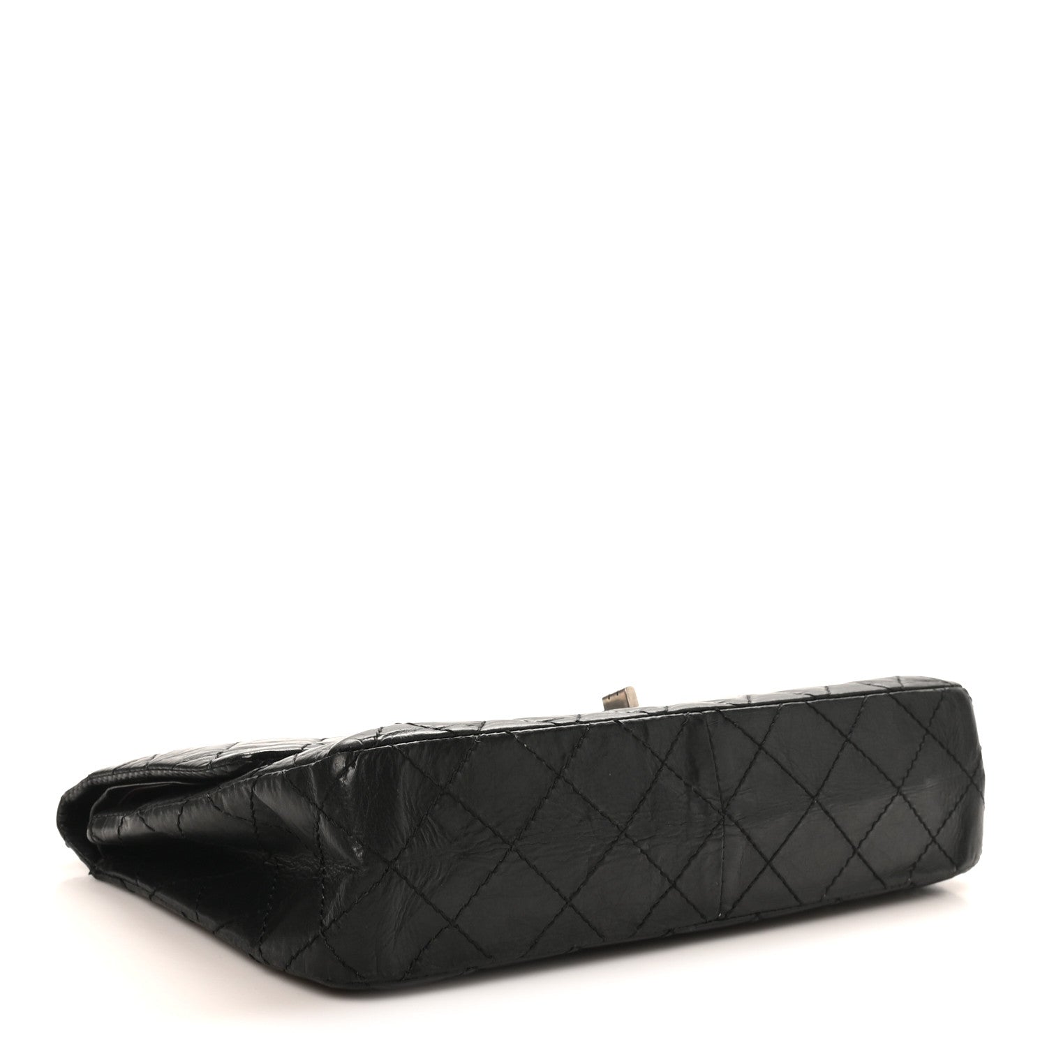 Aged Calfskin Quilted 2.55 Reissue 226 Flap Black — view 4