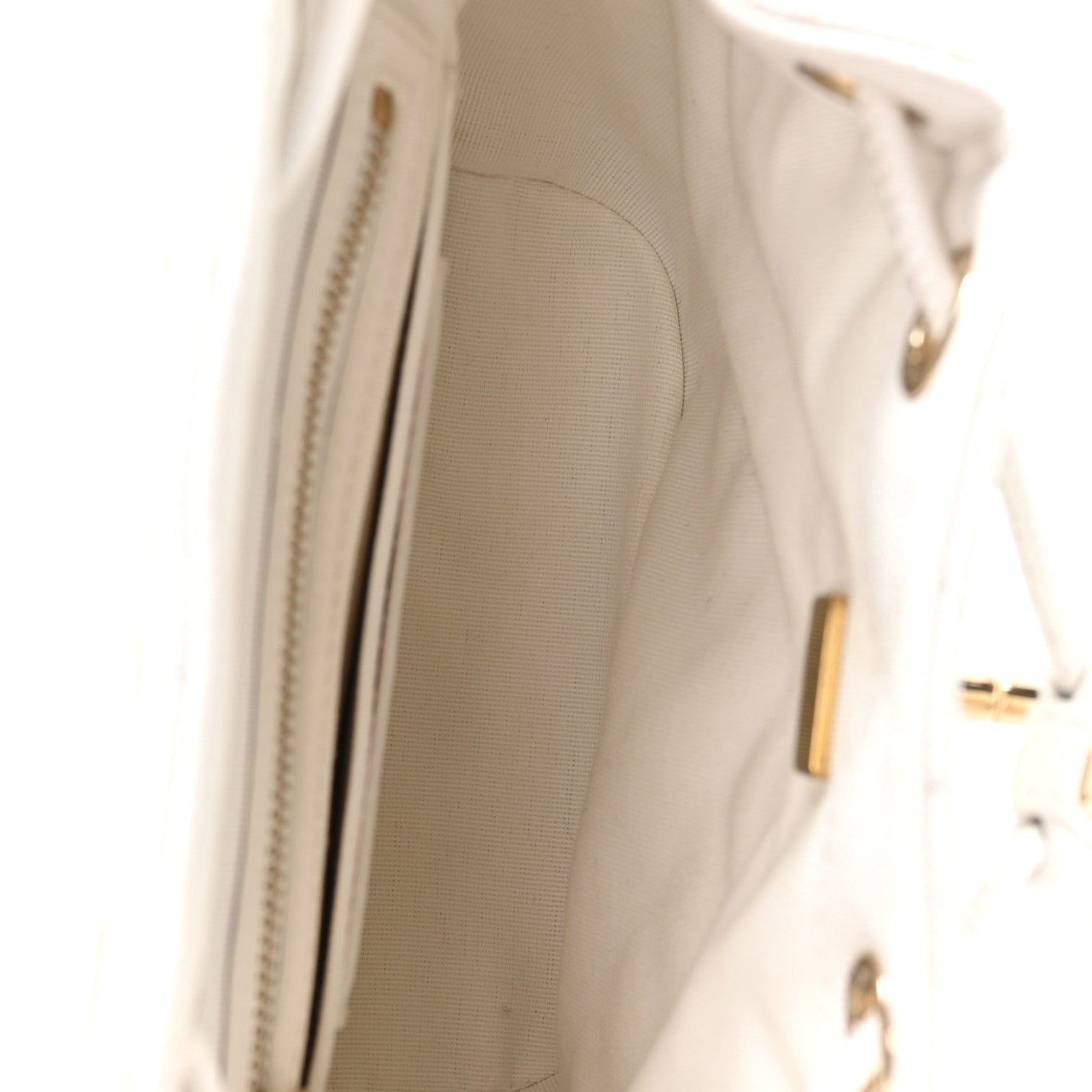 Caviar Quilted Mini Urban Spirit Backpack White — view 5