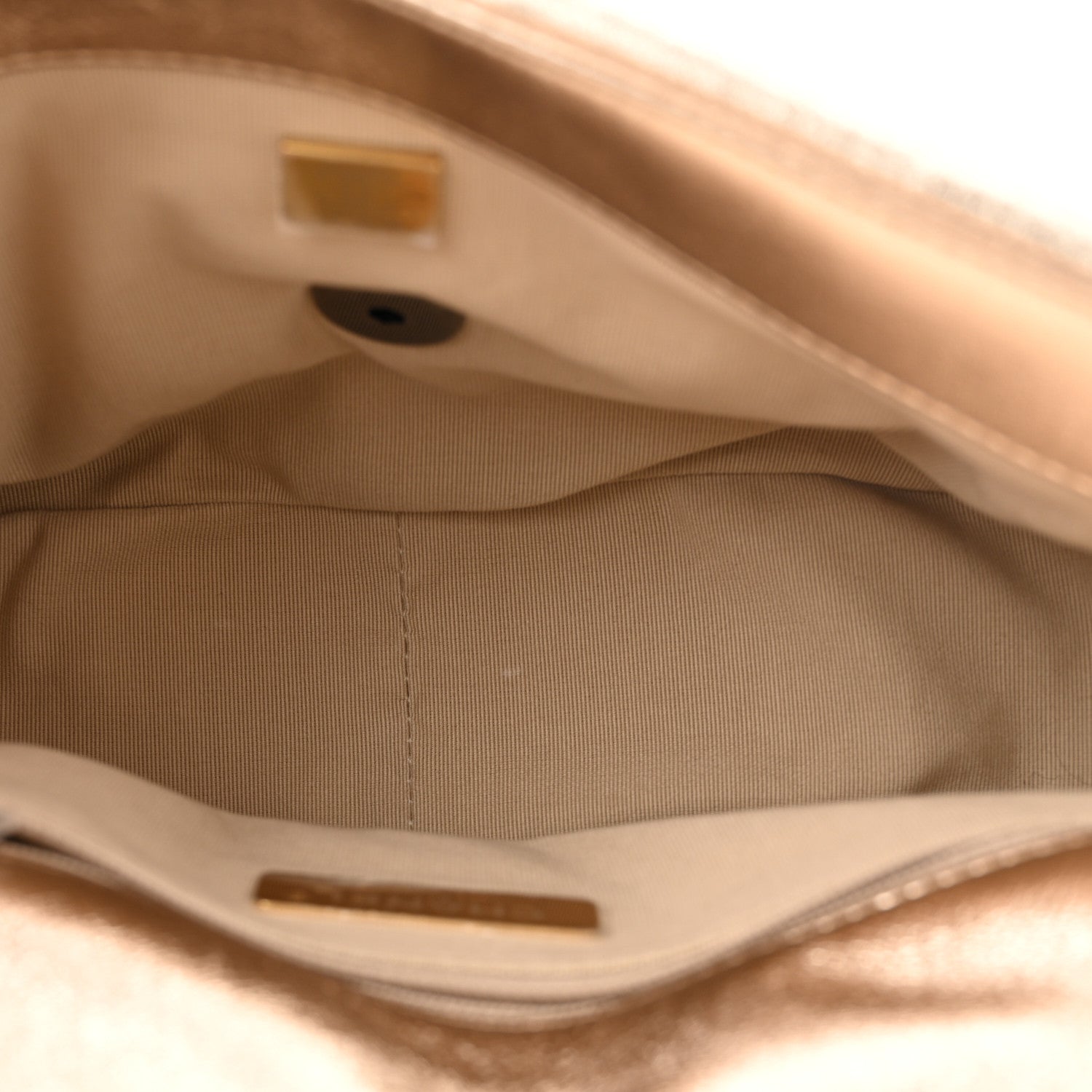 Metallic Lambskin Quilted Medium Chanel 19 Flap Gold — view 5