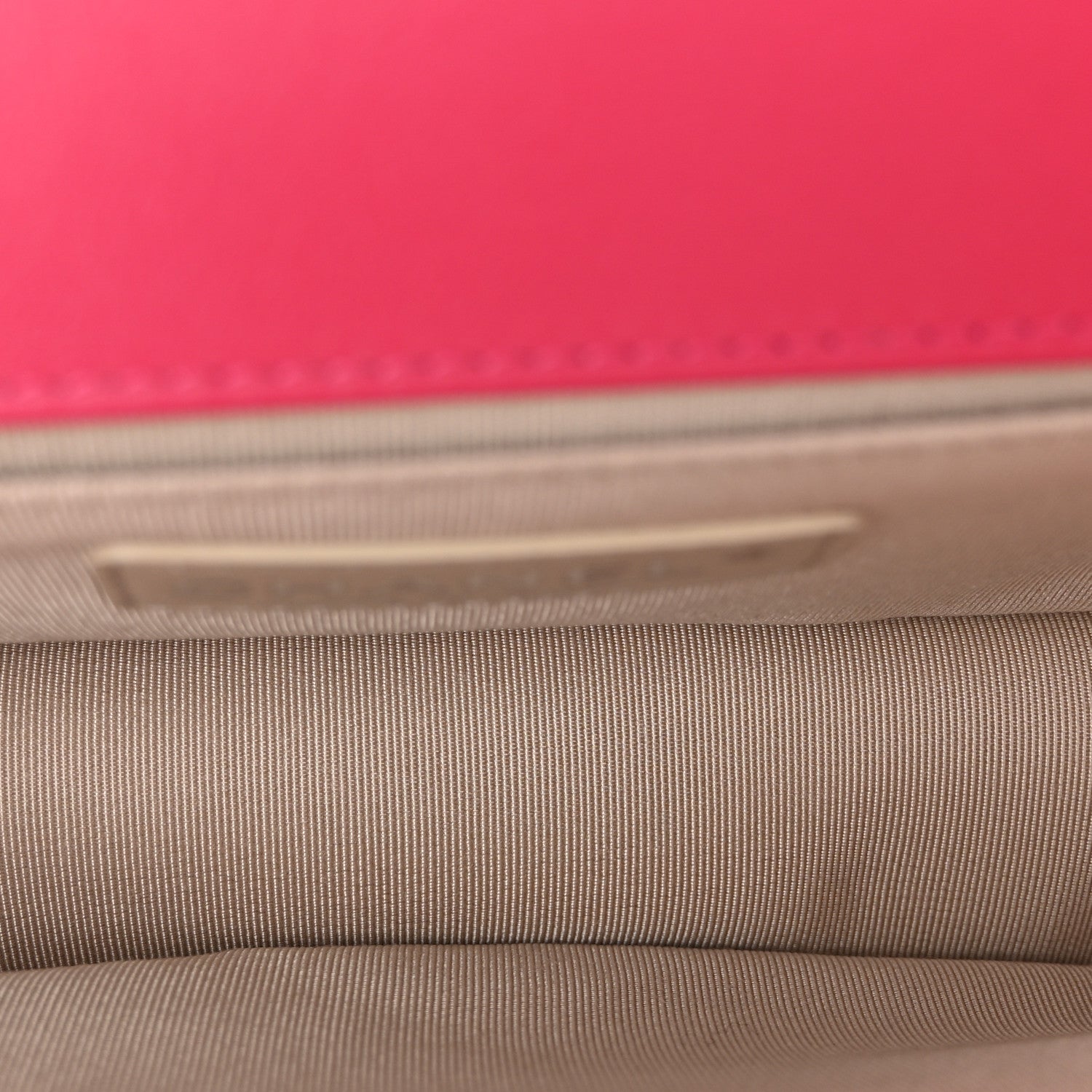 Lambskin Quilted Medium Boy Flap Dark Pink — view 5