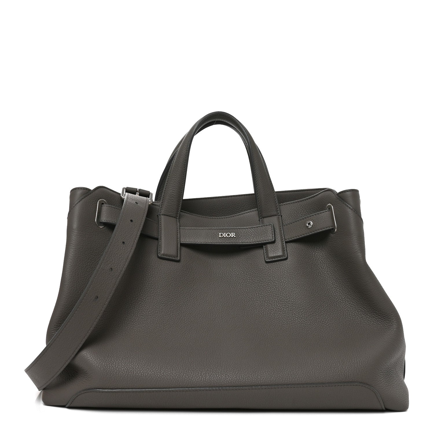 Icons Calfskin Medium Normandie Tote Grey