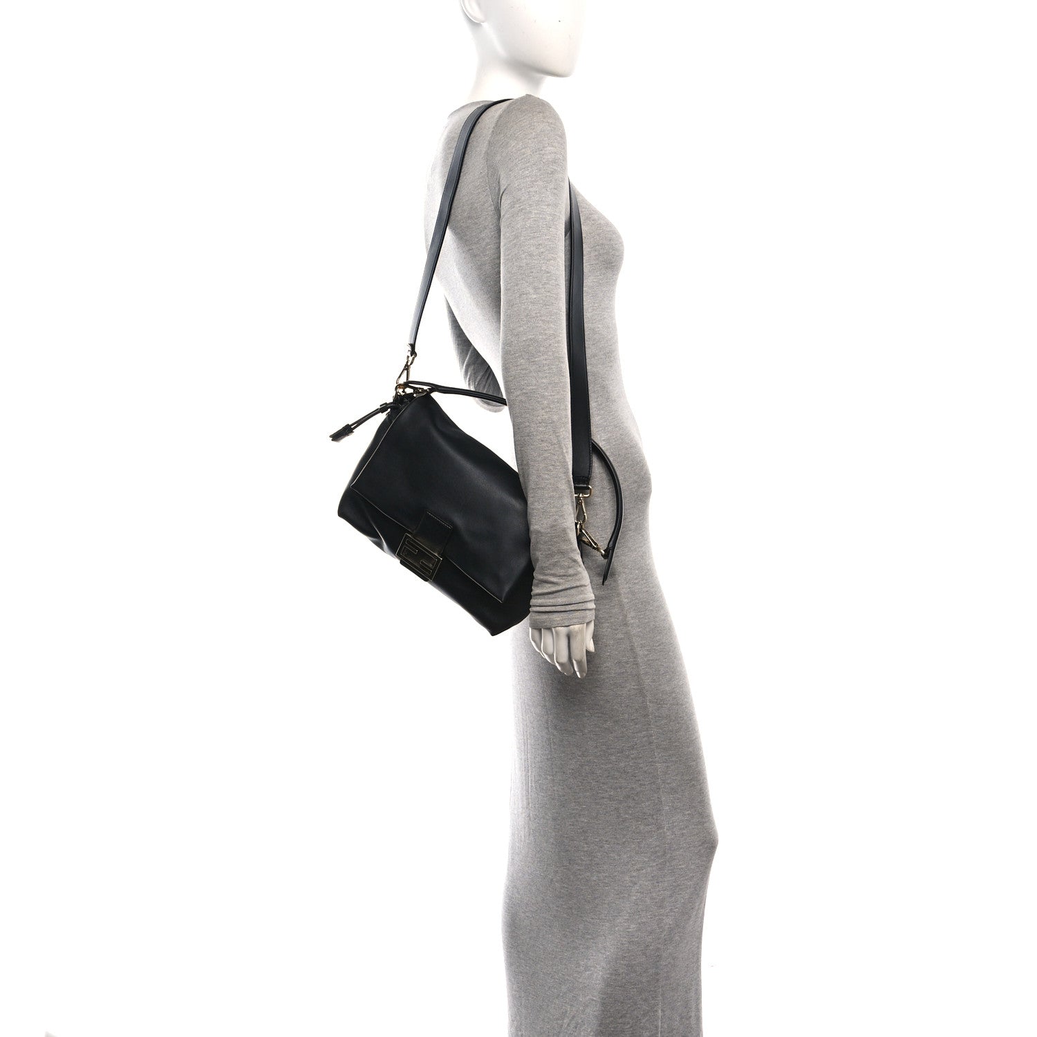 Nappa Medium Mamma Baguette Black — view 2