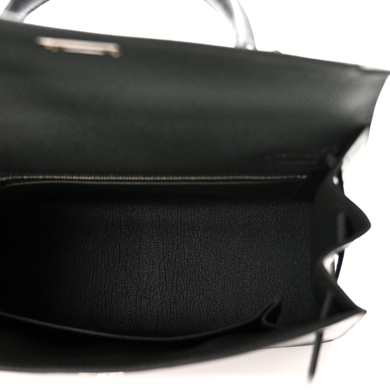 Epsom Tri-Color Kelly Sellier 25 Vert Mangrove Vert Amande Black — view 5