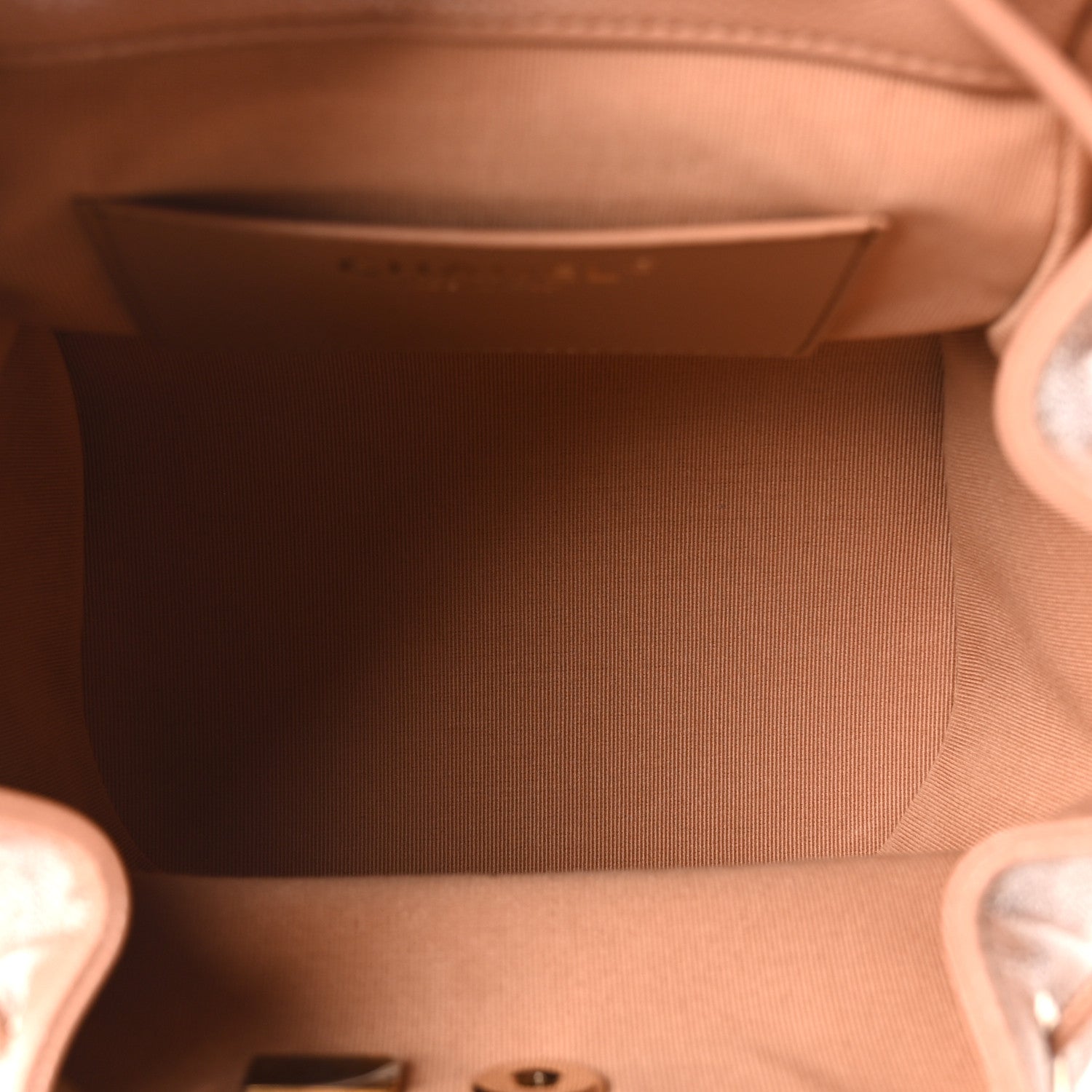 Caviar Quilted Mini Business Affinity Backpack Brown — view 5