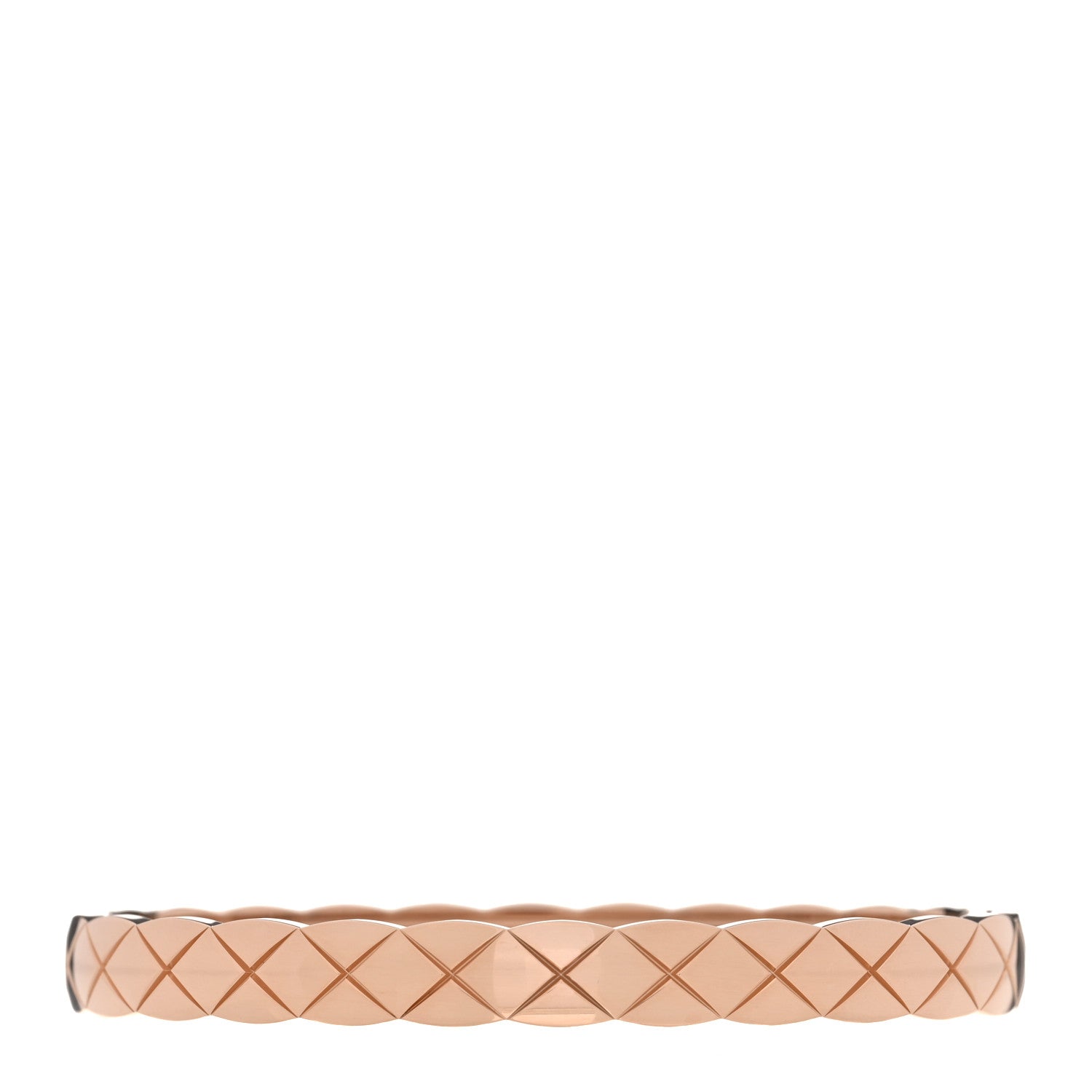 18K Beige Gold Coco Crush Bangle Bracelet M — view 2