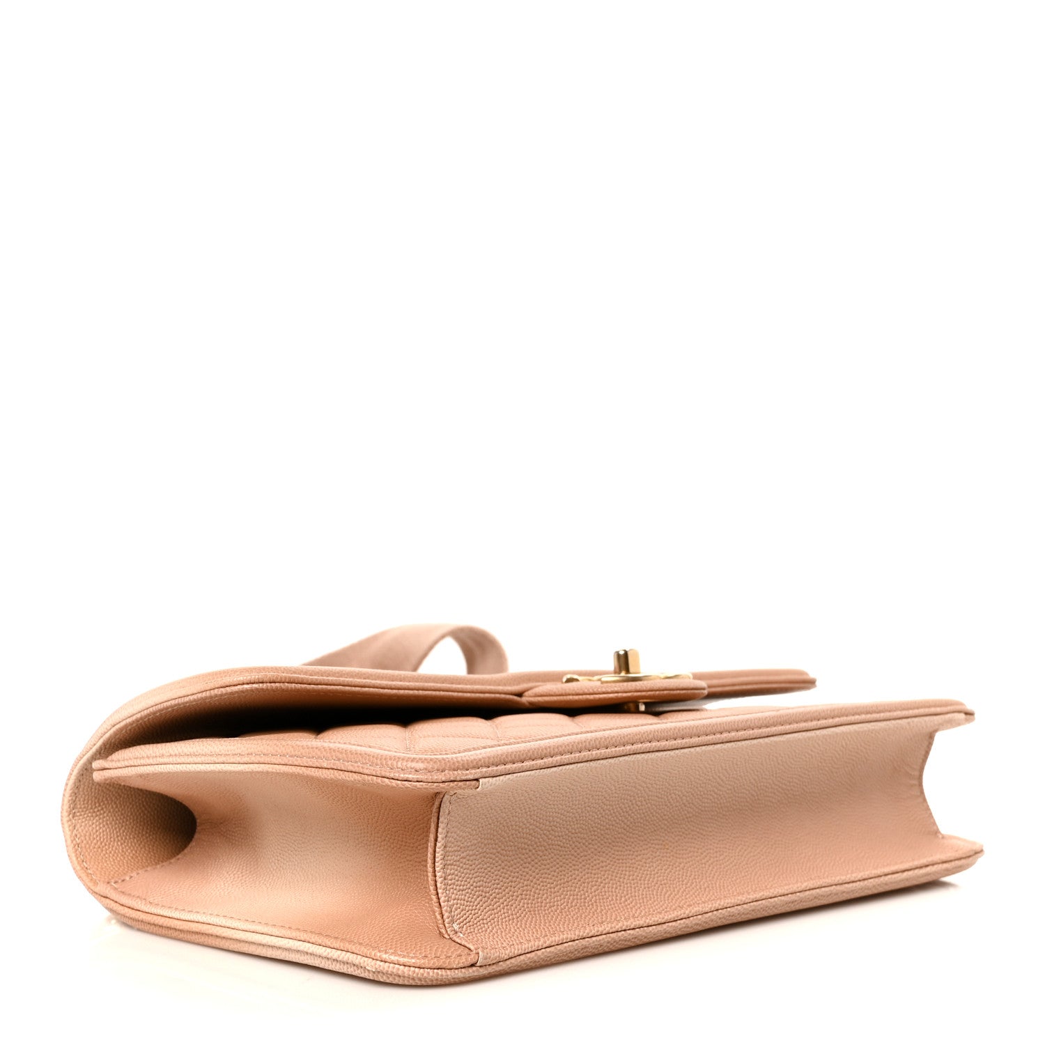 Caviar Quilted Medium Sunset On The Sea Flap Beige — view 4