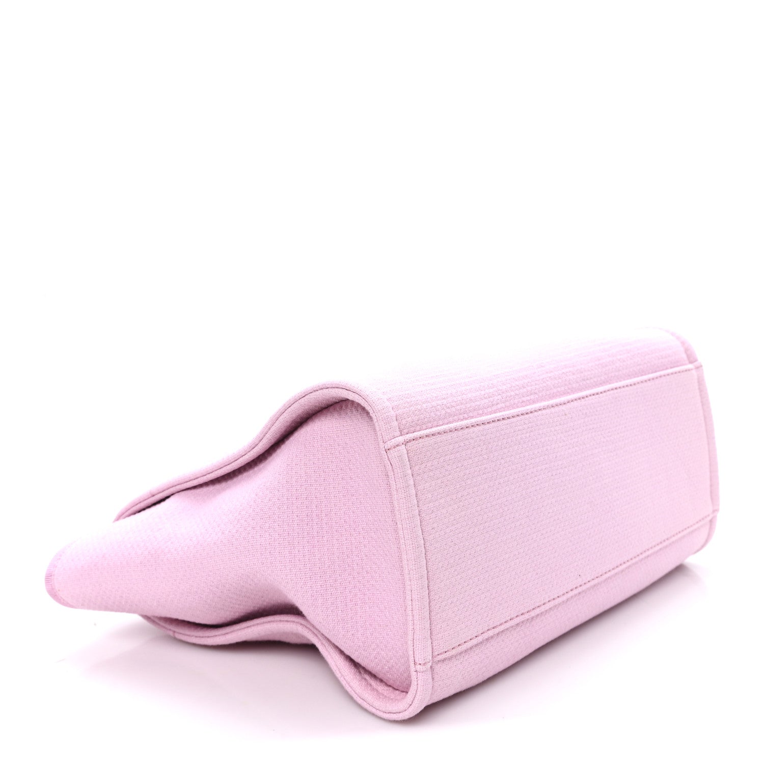 Mixed Fibers Small Deauville Tote Dark Pink — view 4
