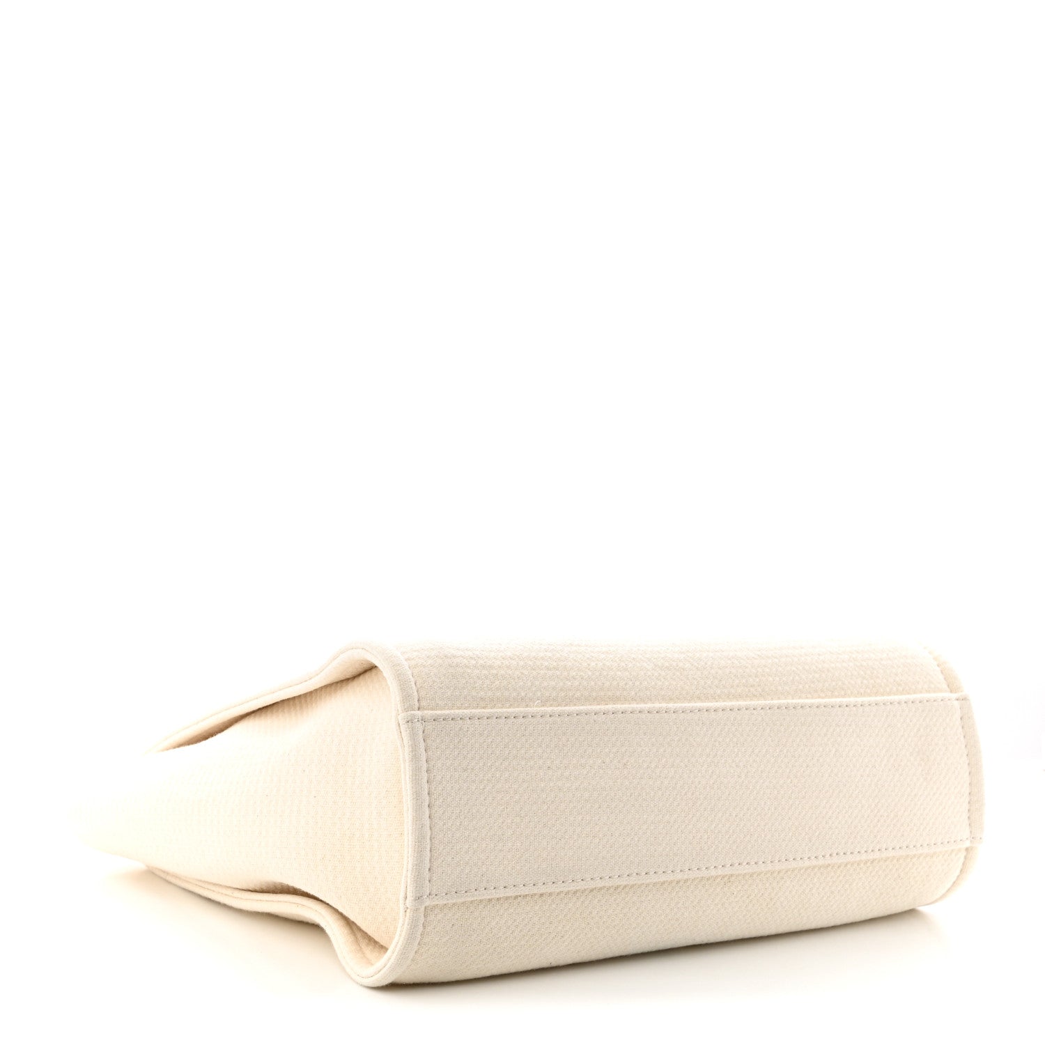 Mixed Fibers Small Deauville Tote White — view 5
