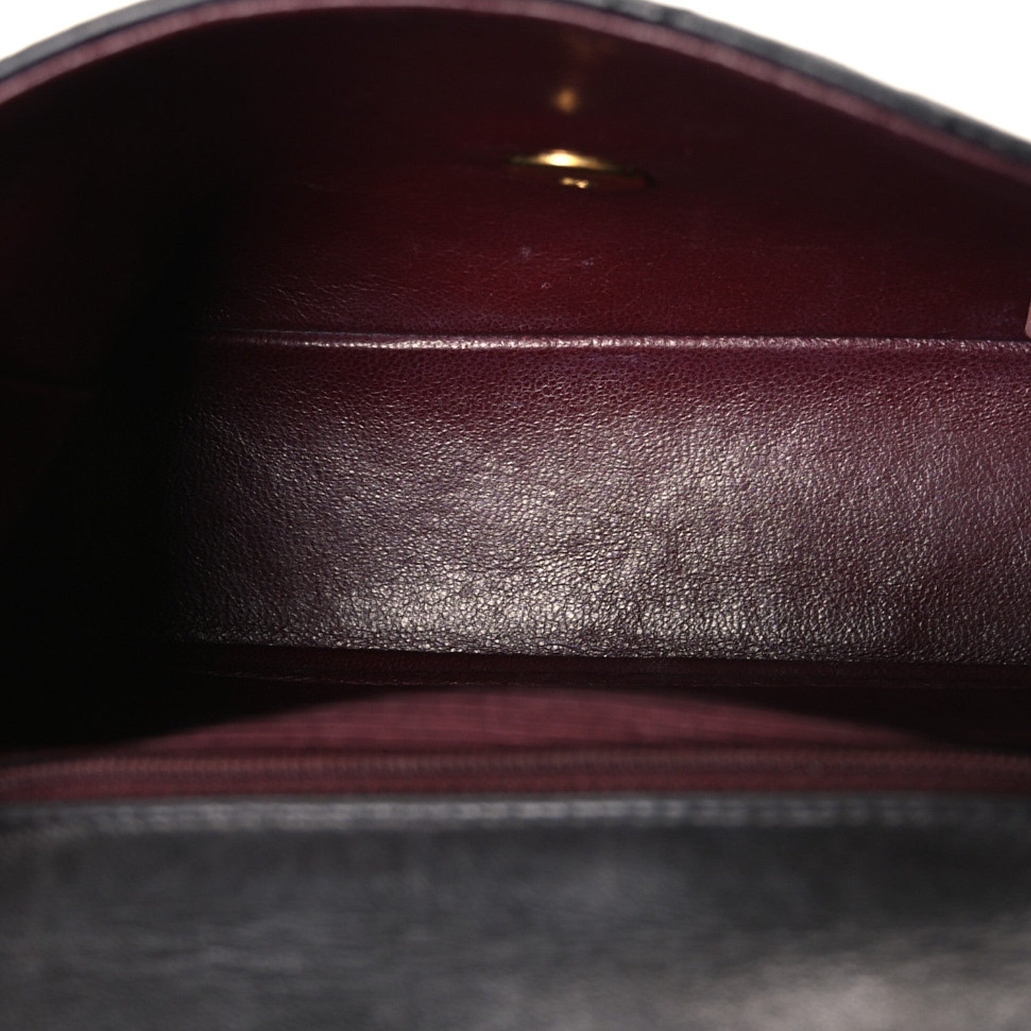 Lambskin Quilted Mini Square Flap Bag Black — view 5
