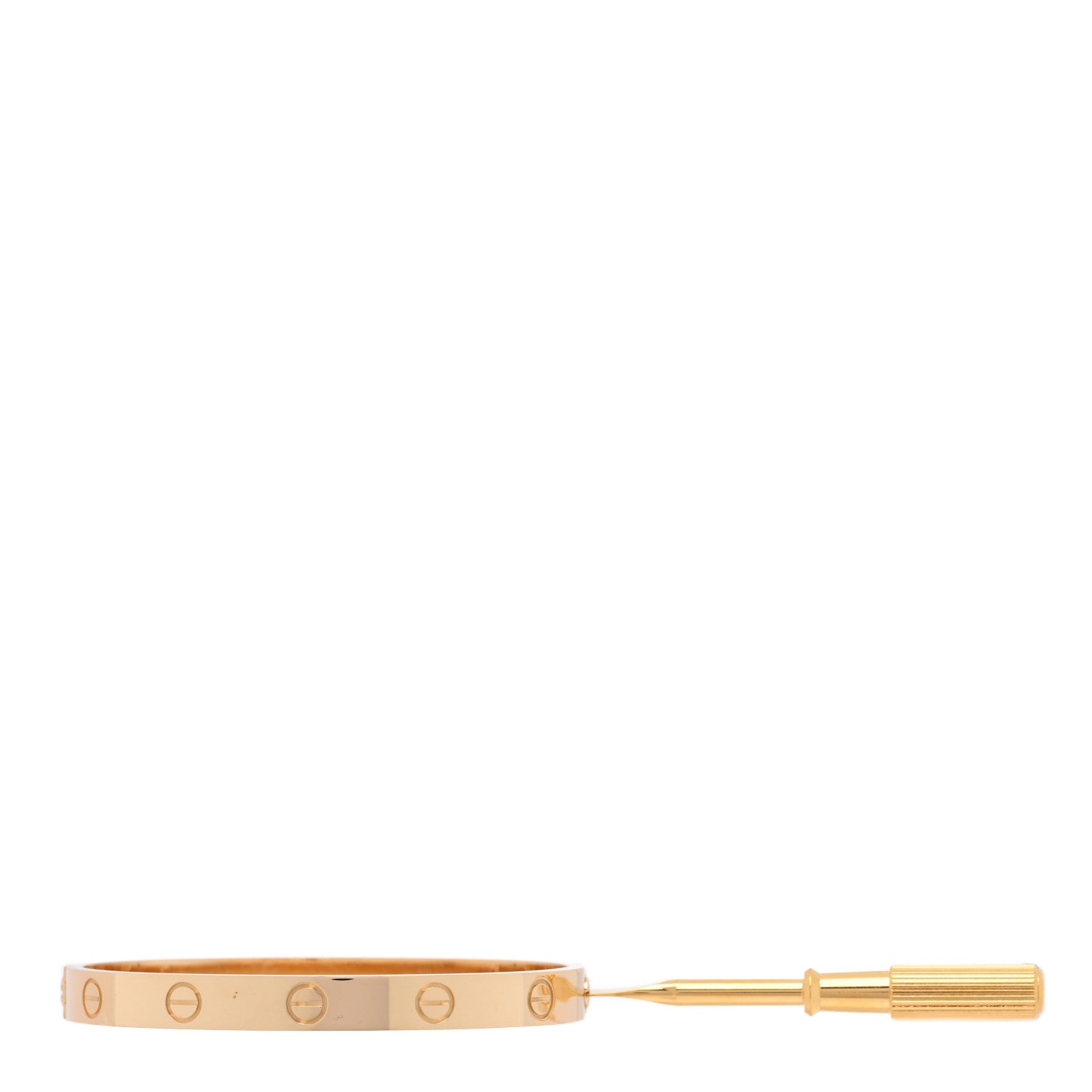 18K Yellow Gold LOVE Bracelet 16 — view 3