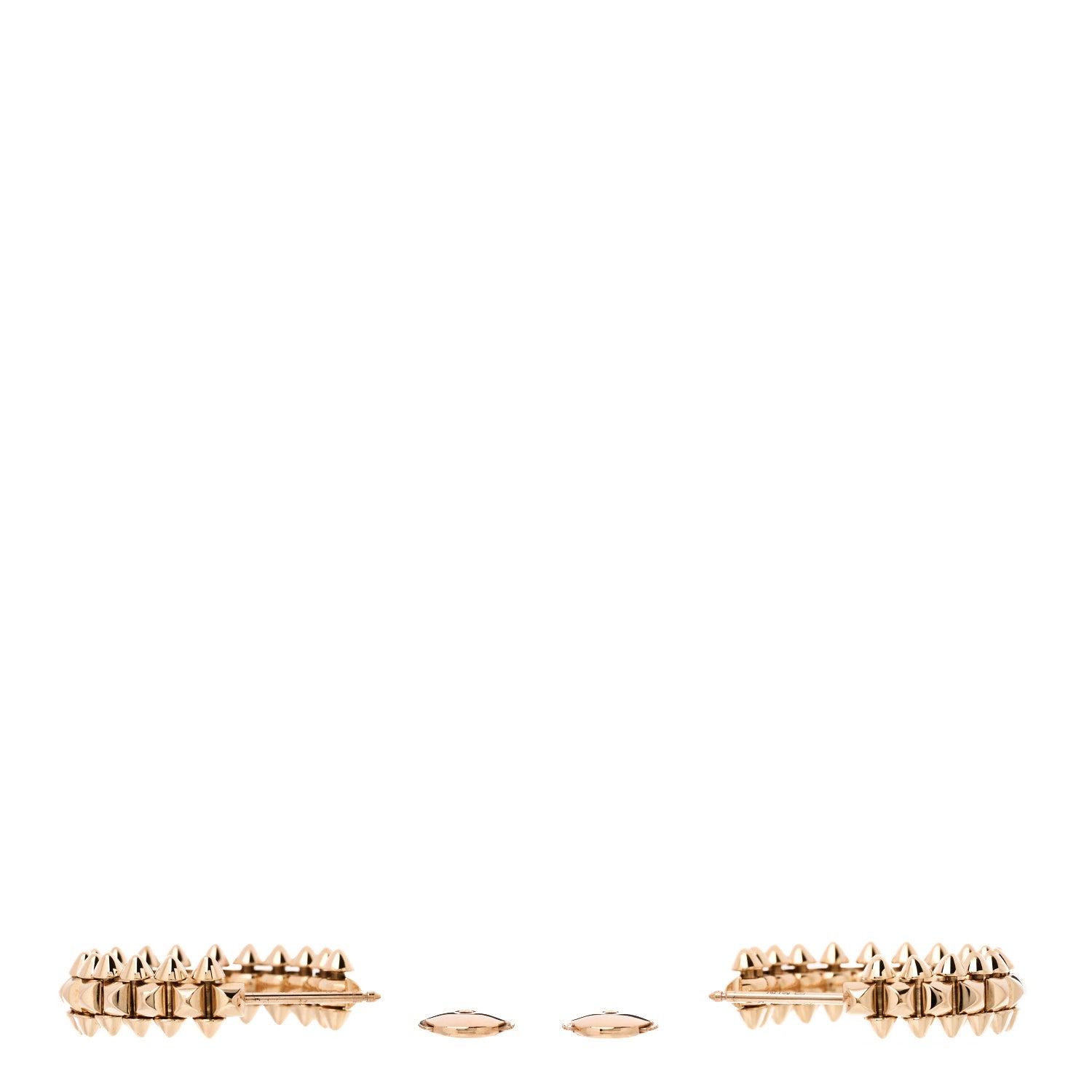 18K Pink Gold Small Clash de Cartier Earrings — view 3