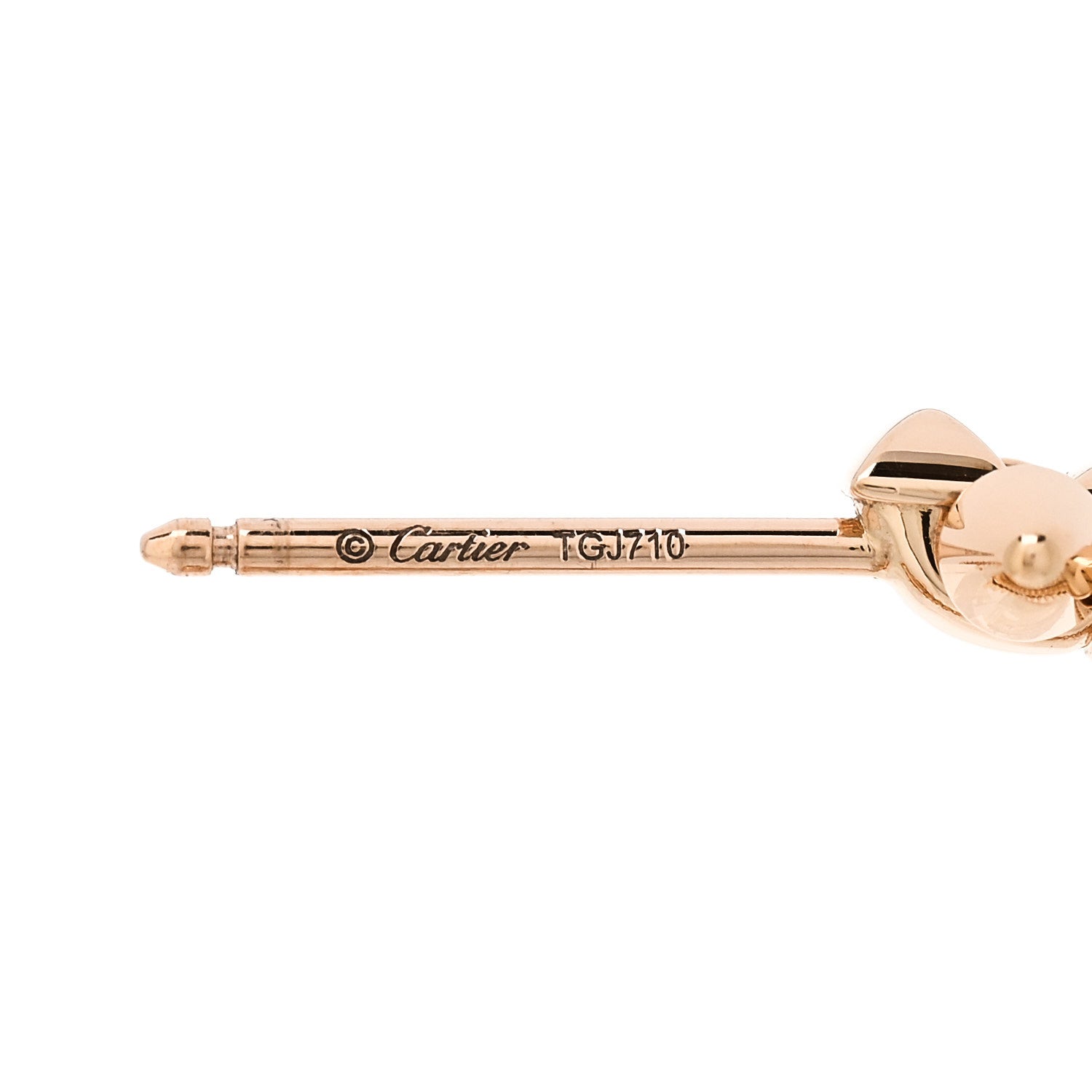 18K Pink Gold Small Clash de Cartier Earrings — view 4