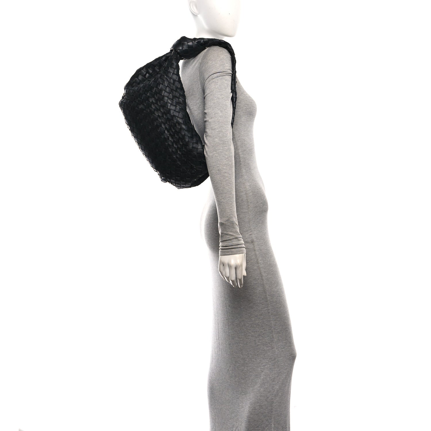 Nappa Intrecciato Small Jodie Black — view 3