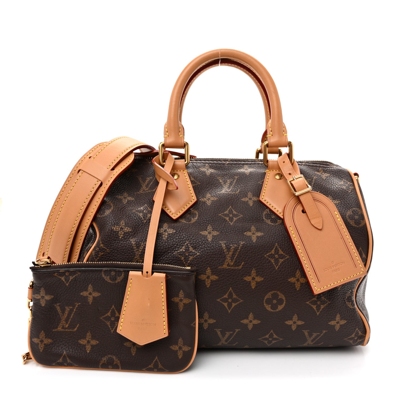Calfskin Monogram Speedy P9 Bandouliere 25 — view 3