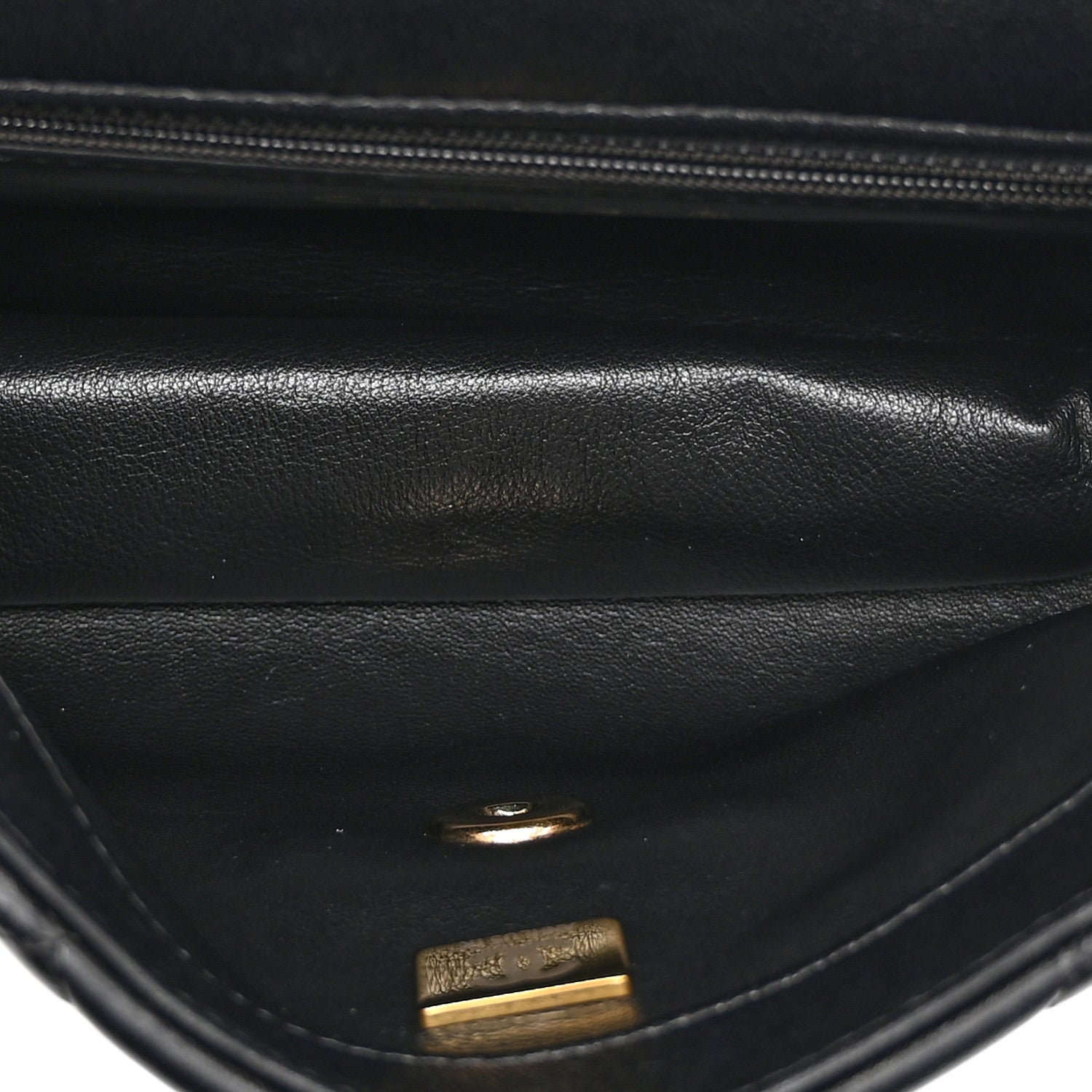 Lambskin Quilted Small Color Match Flap Black Multicolor — view 5
