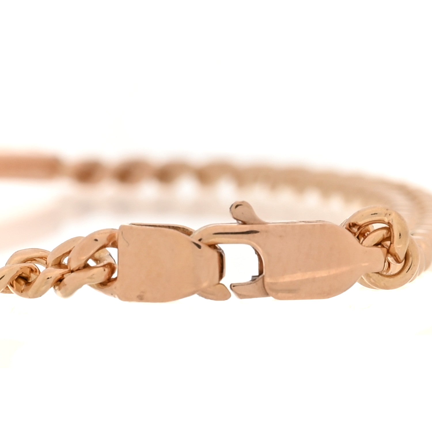 18K Rose Gold Diamond Return To Tiffany Oval ID Bracelet — view 5