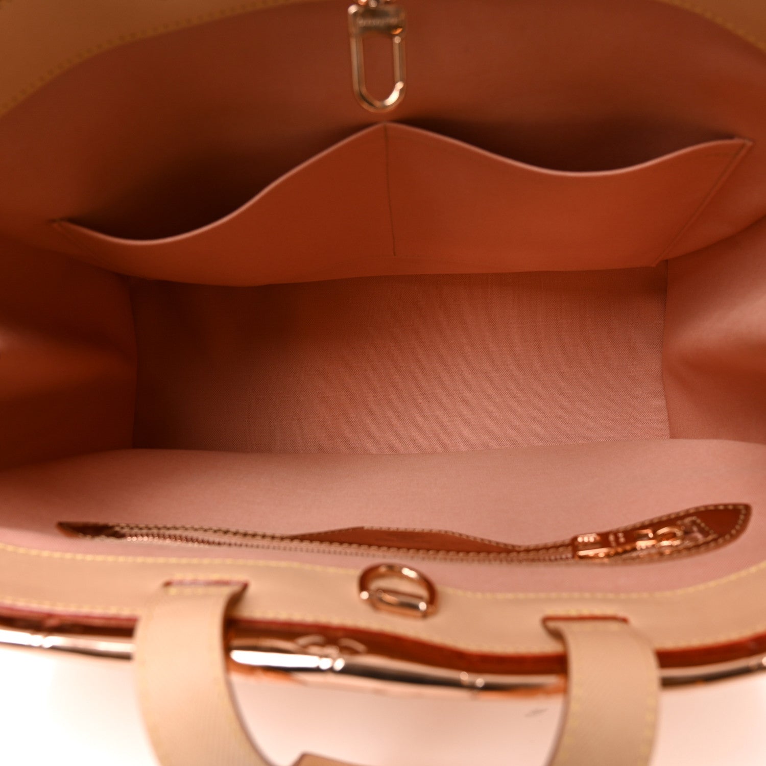 Monogram Mirror Shopper Tote MM Copper — view 5