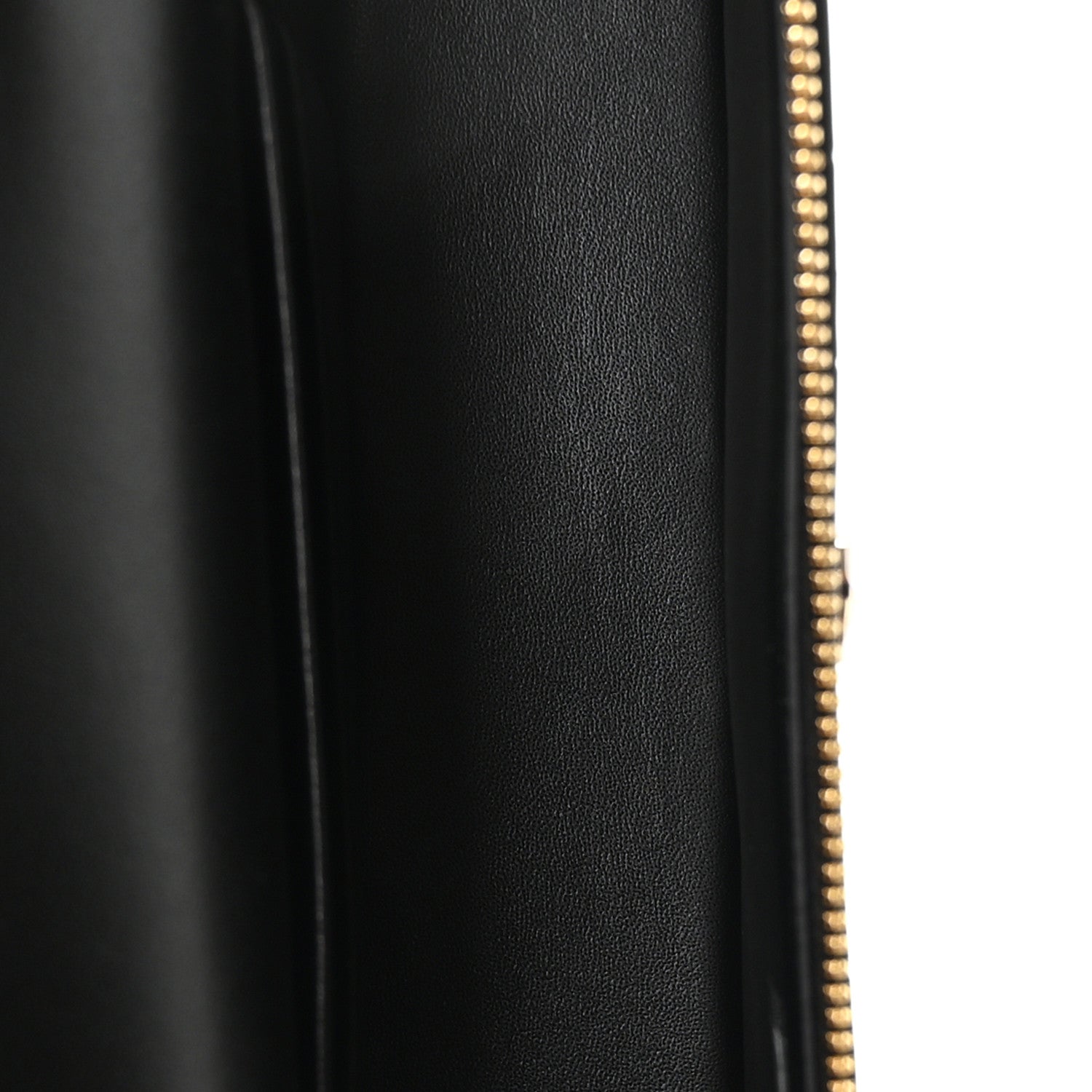 Calfskin Crocodile Embossed Crococo Exoticoco Vanity With Chain Black — view 5