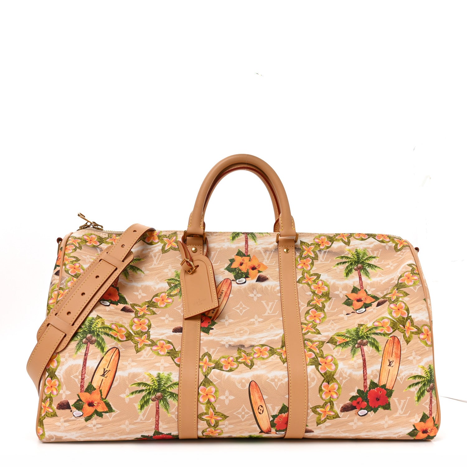 Monogram Surfin' Keepall Bandouliere 50 Sand