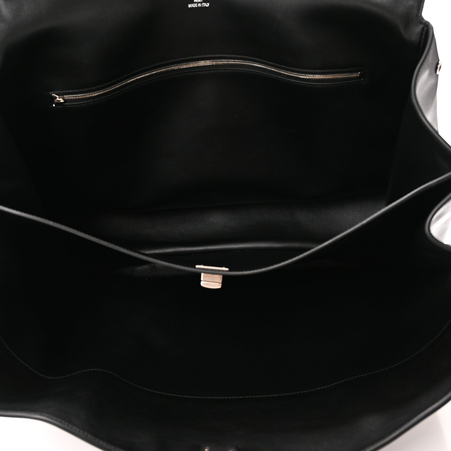 Smooth Calfskin Rodeo XL Top Handle Handbag Black Black — view 5