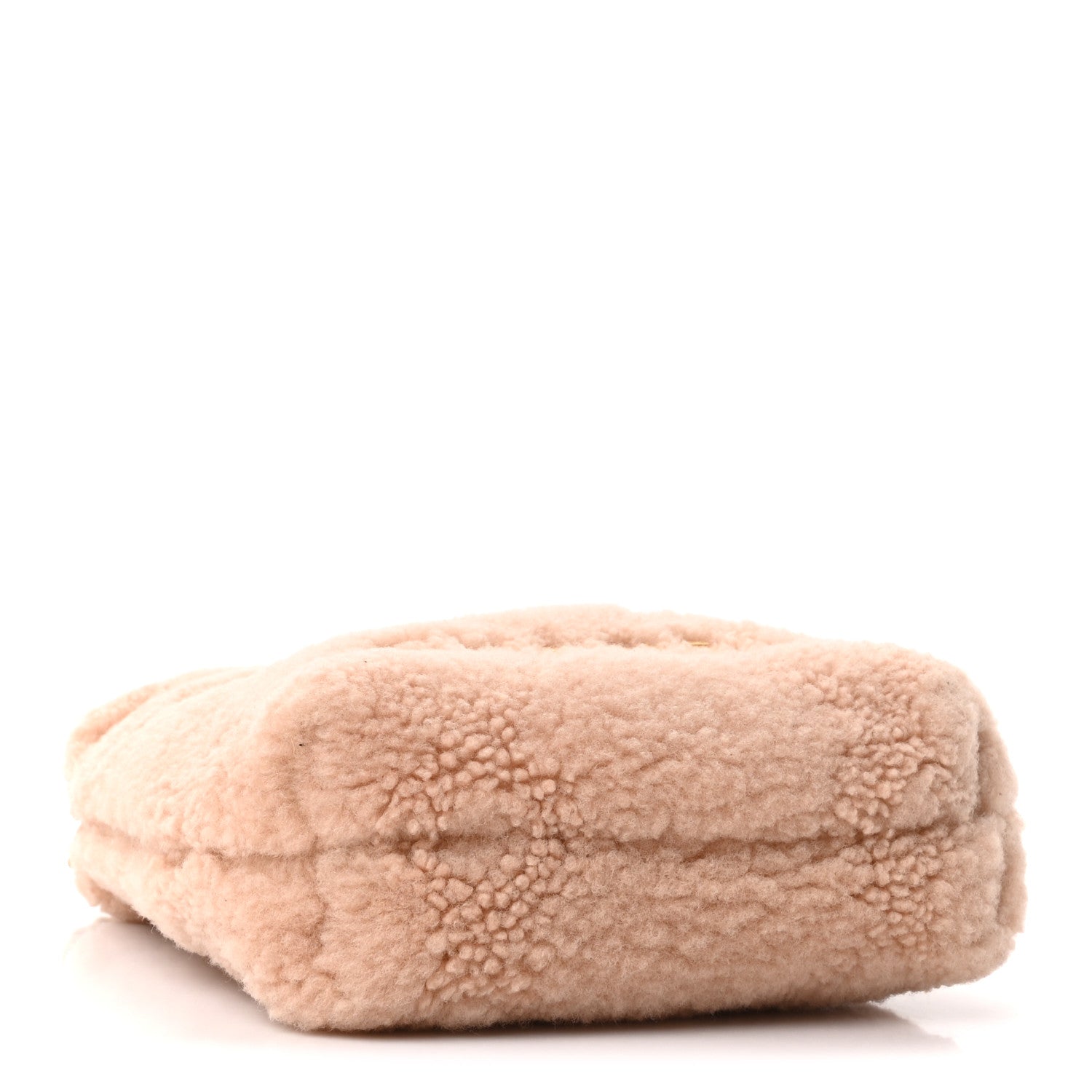 Aged Lambskin Shearling Quilted Small Chanel 22 Light Pink — view 4