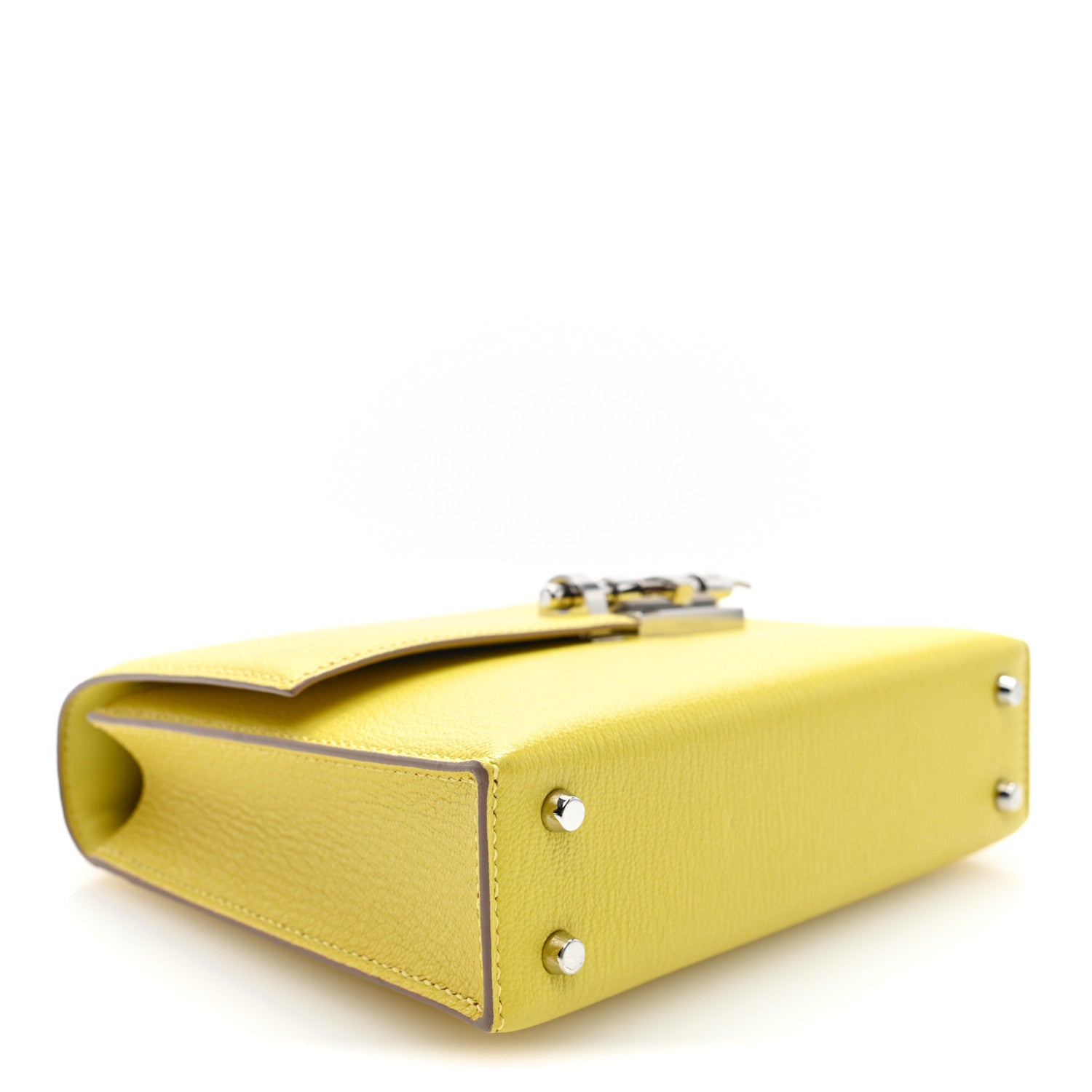 Chevre Mysore Mini Verrou Chaine Bag Lime — view 4
