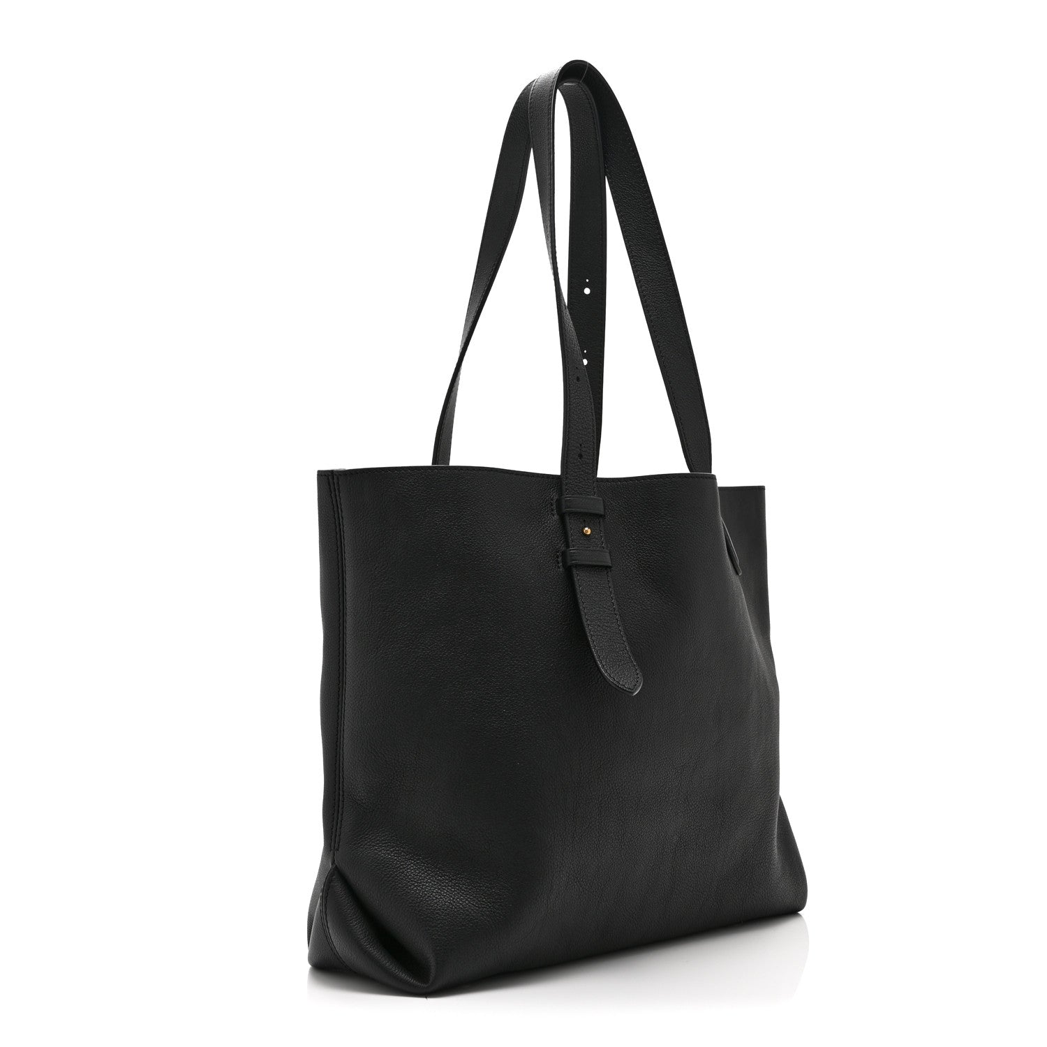 Grained Calfskin Low Key Cabas MM Black — view 4