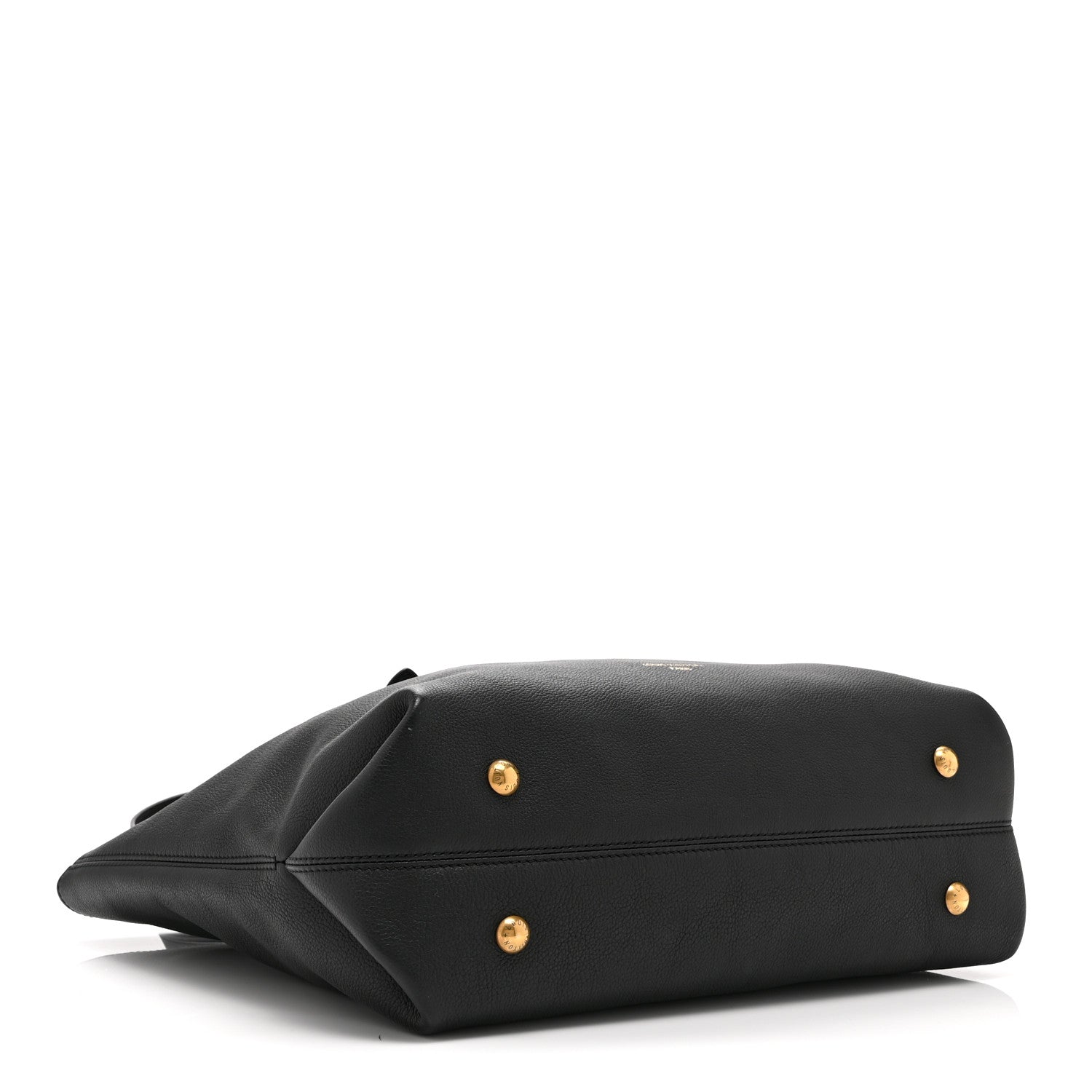 Grained Calfskin Low Key Cabas MM Black — view 5