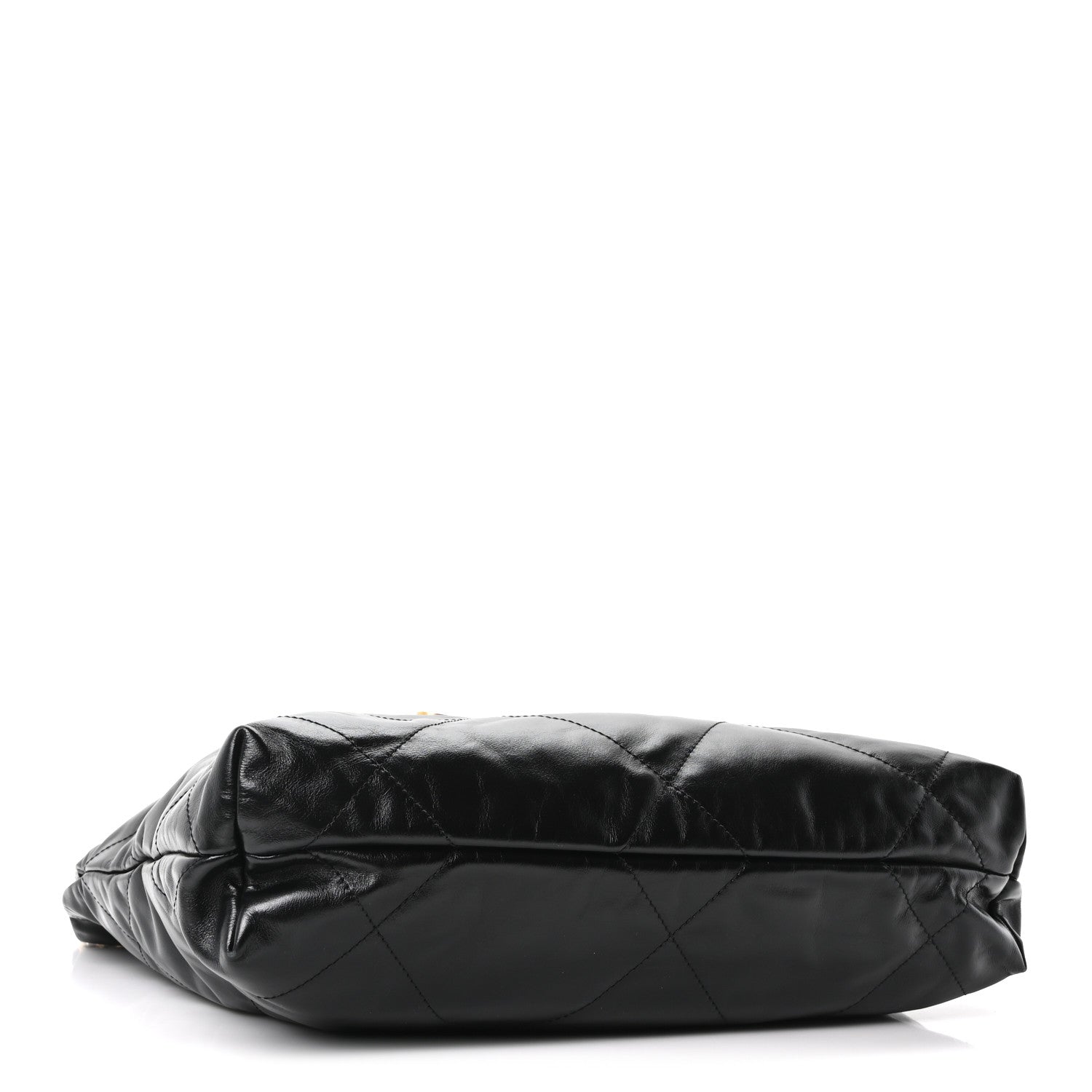Shiny Calfskin Quilted Small Chanel 22 Black — view 5
