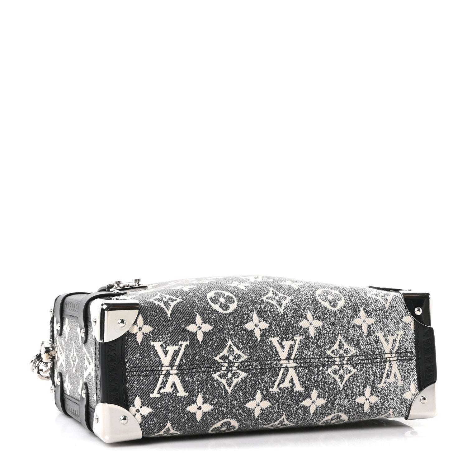 Monogram Jacquard Denim Side Trunk Grey — view 4