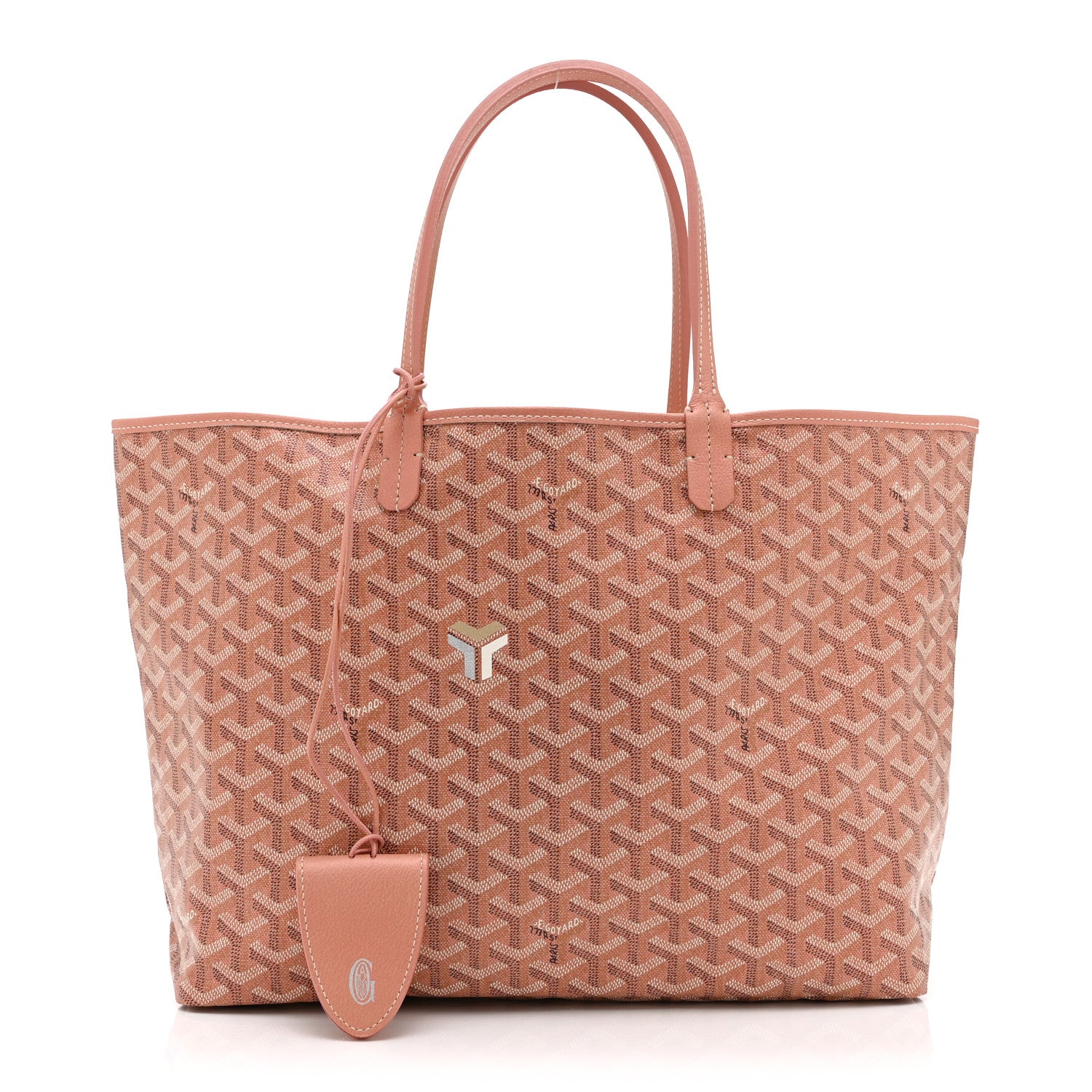 Iridescent Goyardine Saint Louis PM Pearly Coral