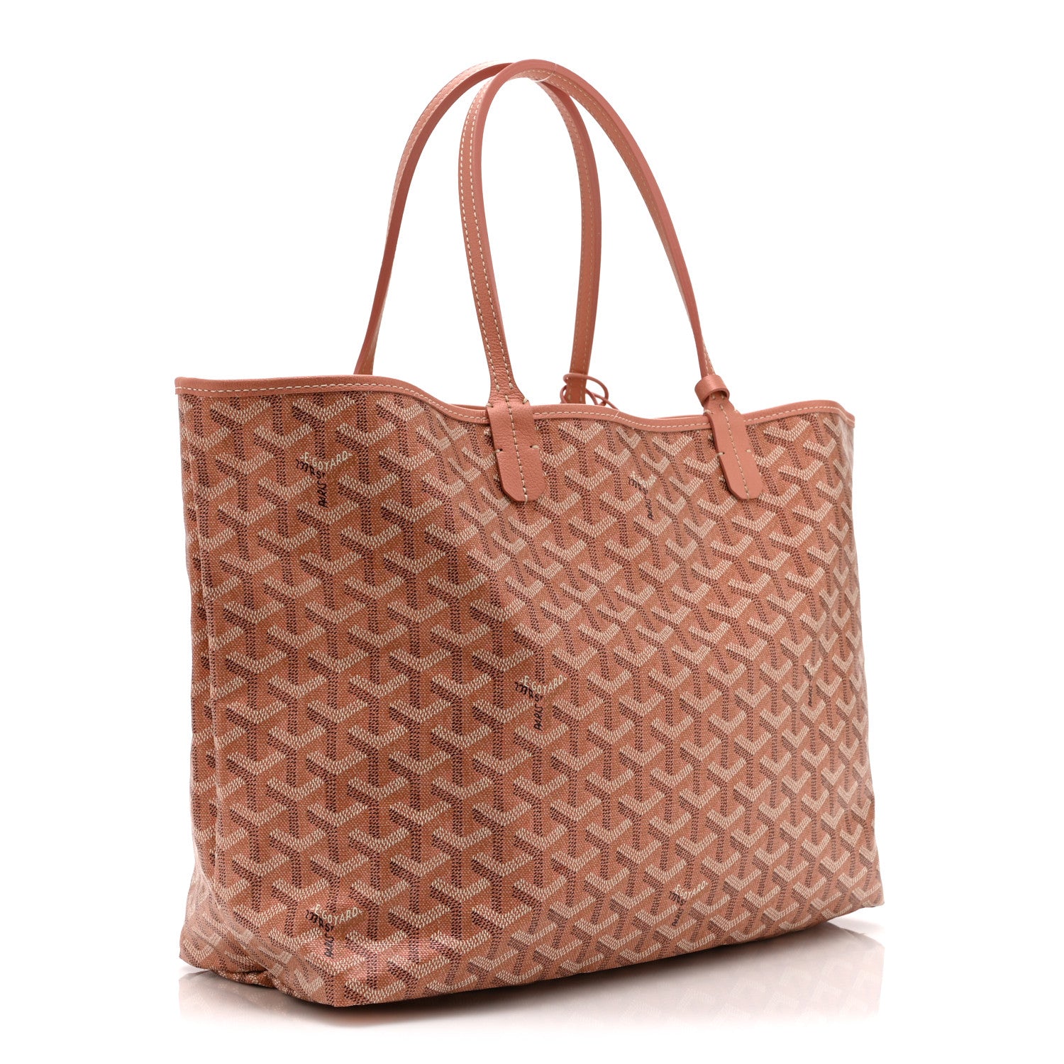 Iridescent Goyardine Saint Louis PM Pearly Coral — view 4