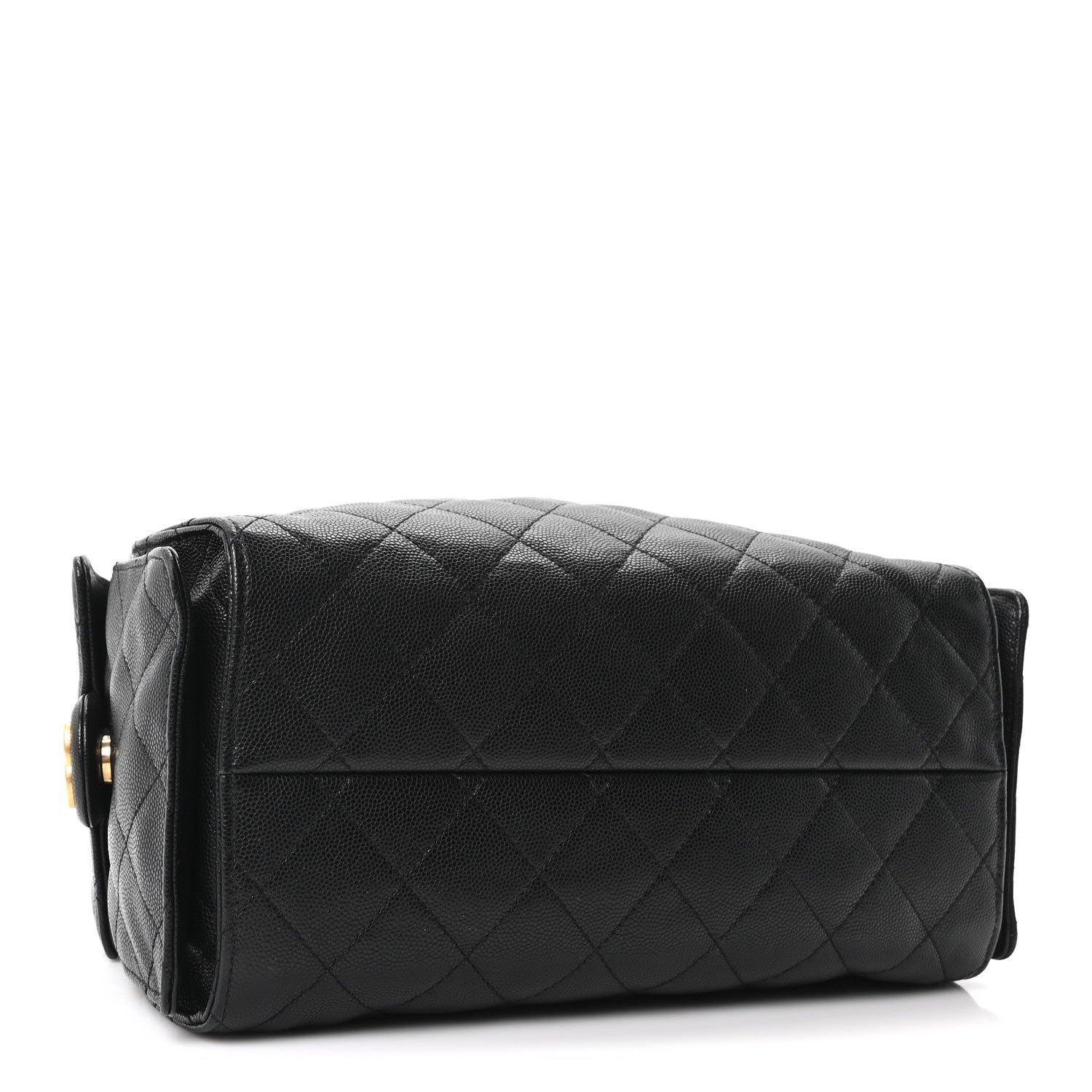Caviar Quilted Small Chanel 25 Handbag Black — view 3