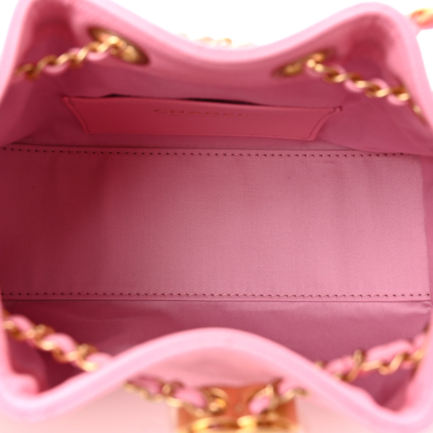Caviar Quilted Mini Chanel 25 Handbag Pink — view 5