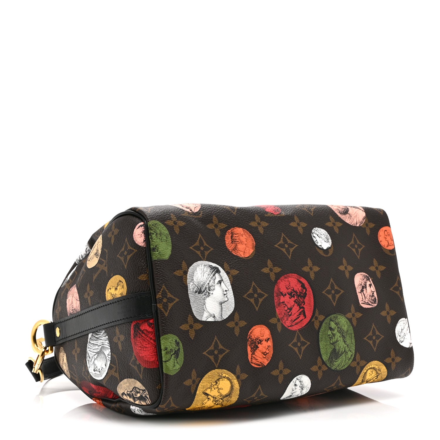 x FORNASETTI Monogram Cameo Speedy Bandouliere 25 — view 4