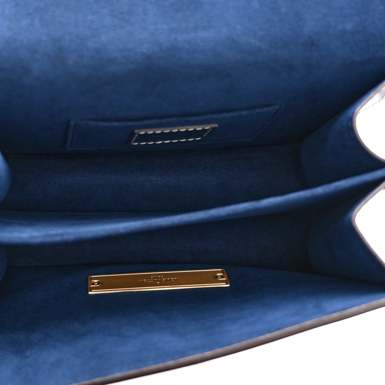 Denim Monogram Jacquard Dauphine Mini Bleu — view 5