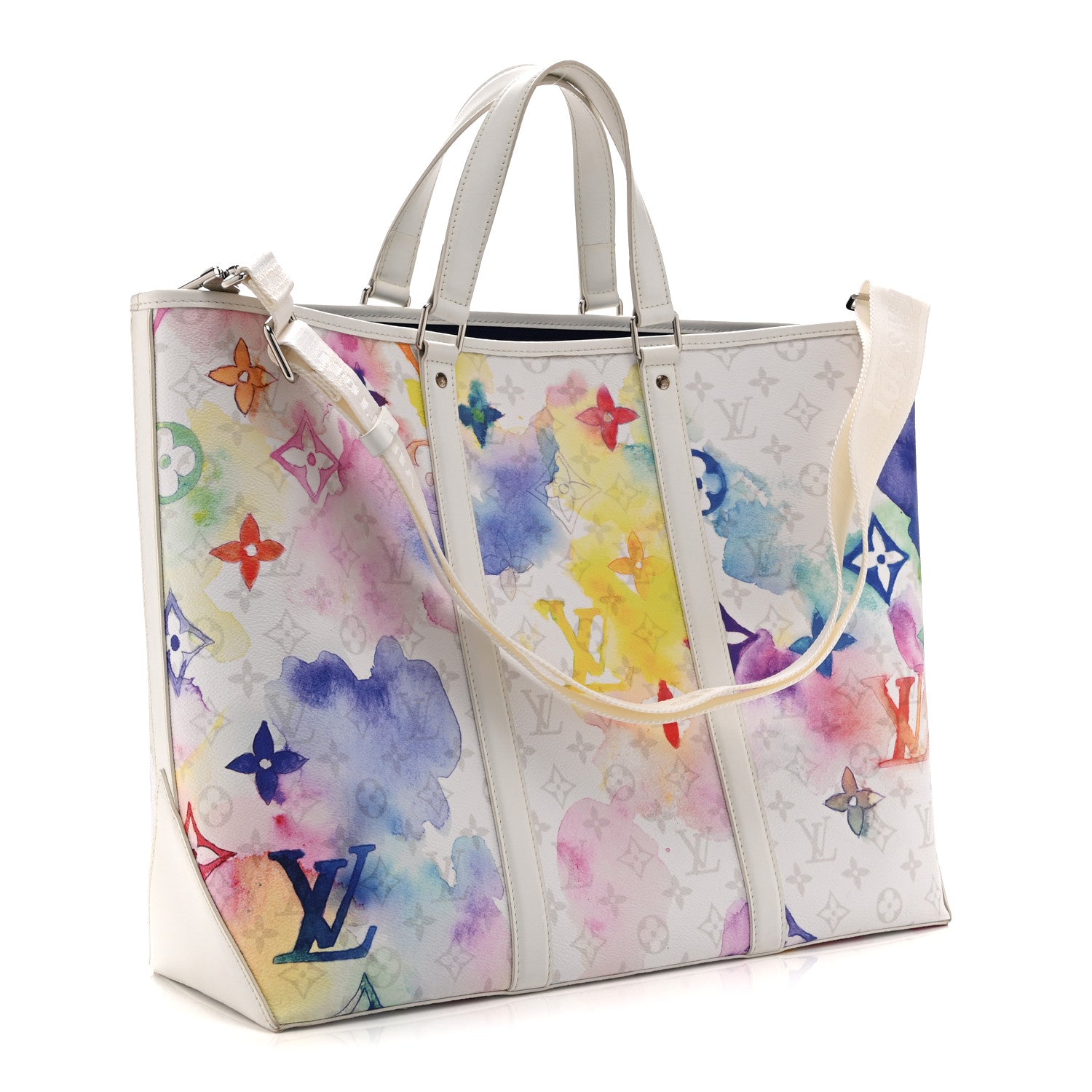 Monogram Watercolor New Tote GM Multicolor — view 4