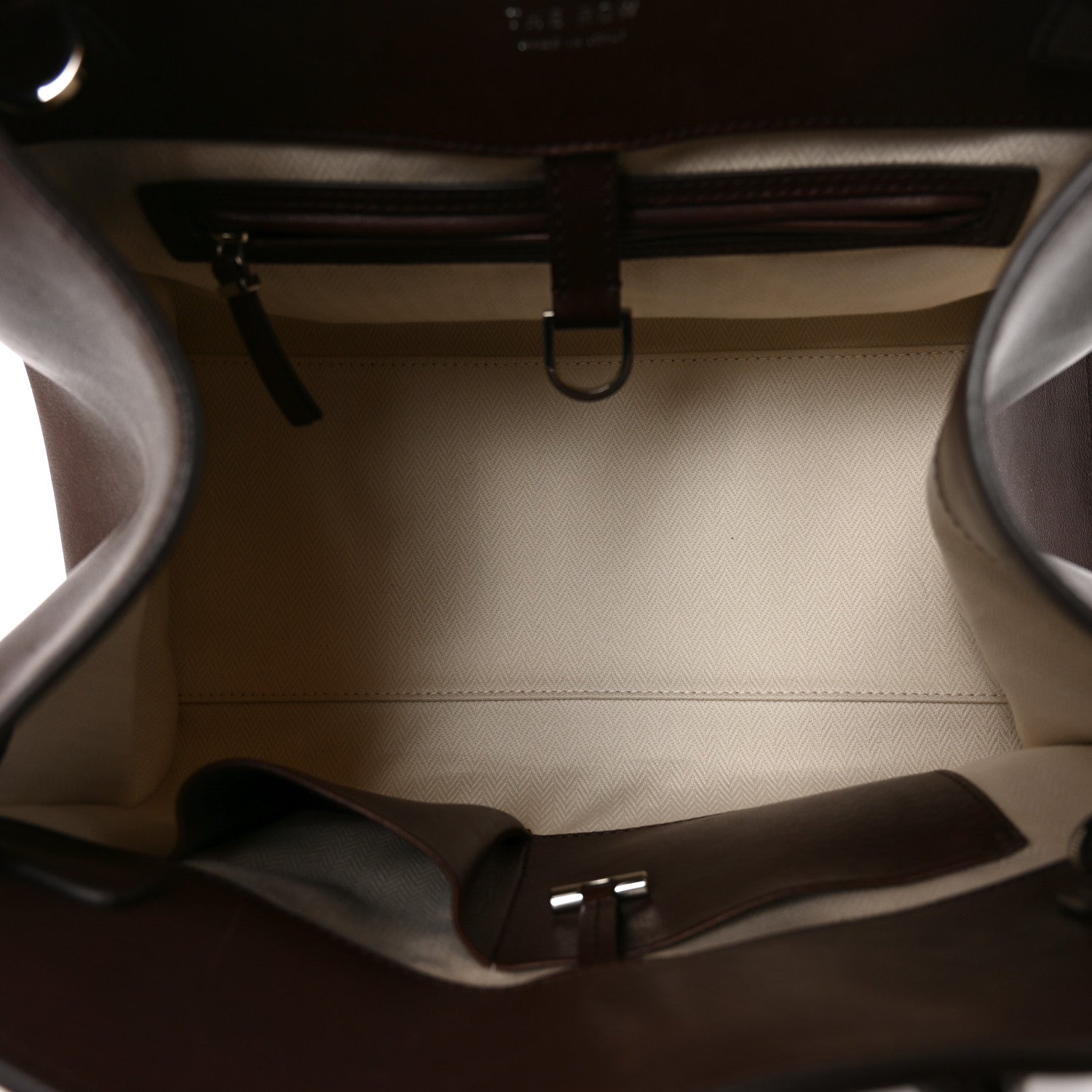 Polished Saddle Calfskin Soft Margaux 12 Dark Brown — view 5