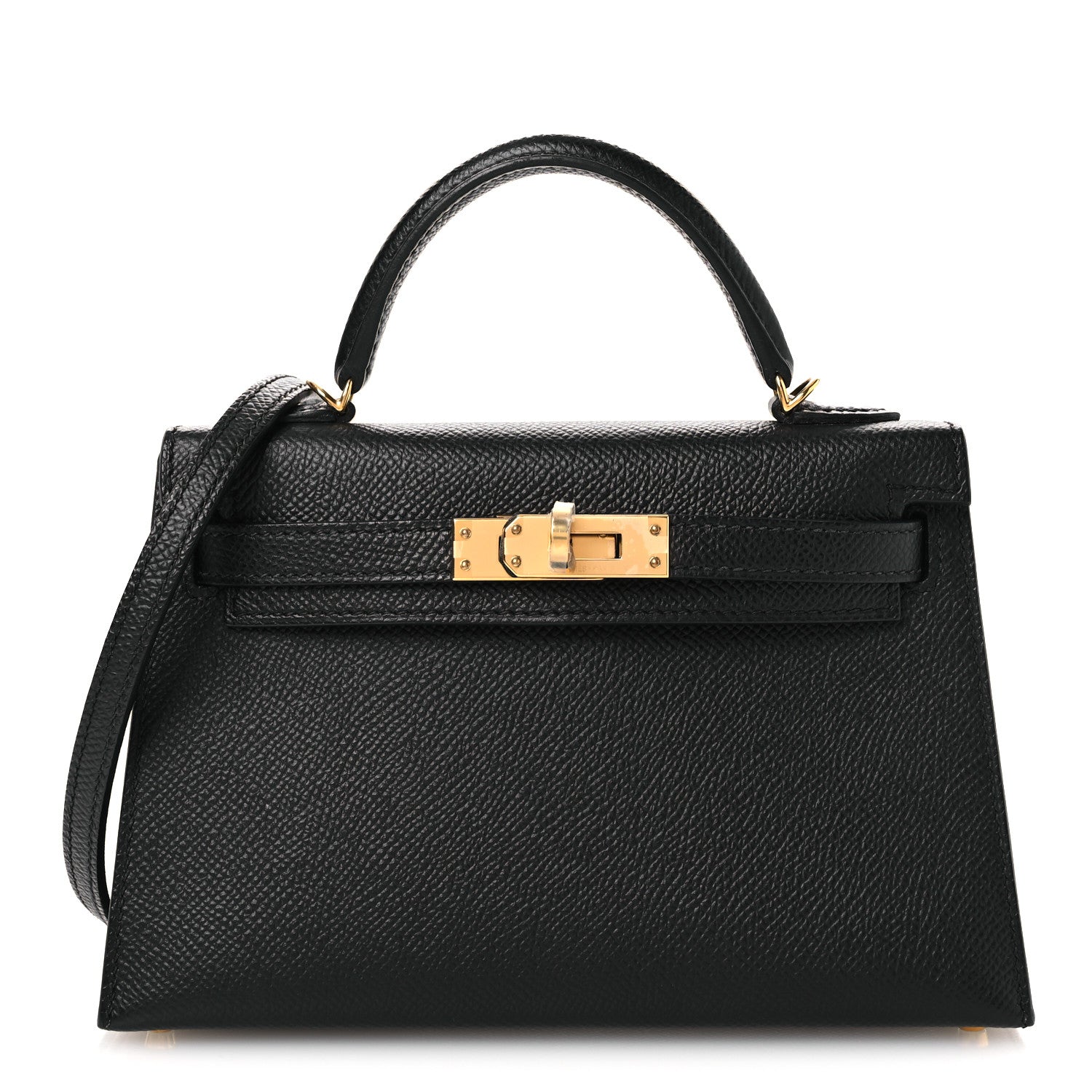 Epsom Mini Kelly Sellier 20 Black