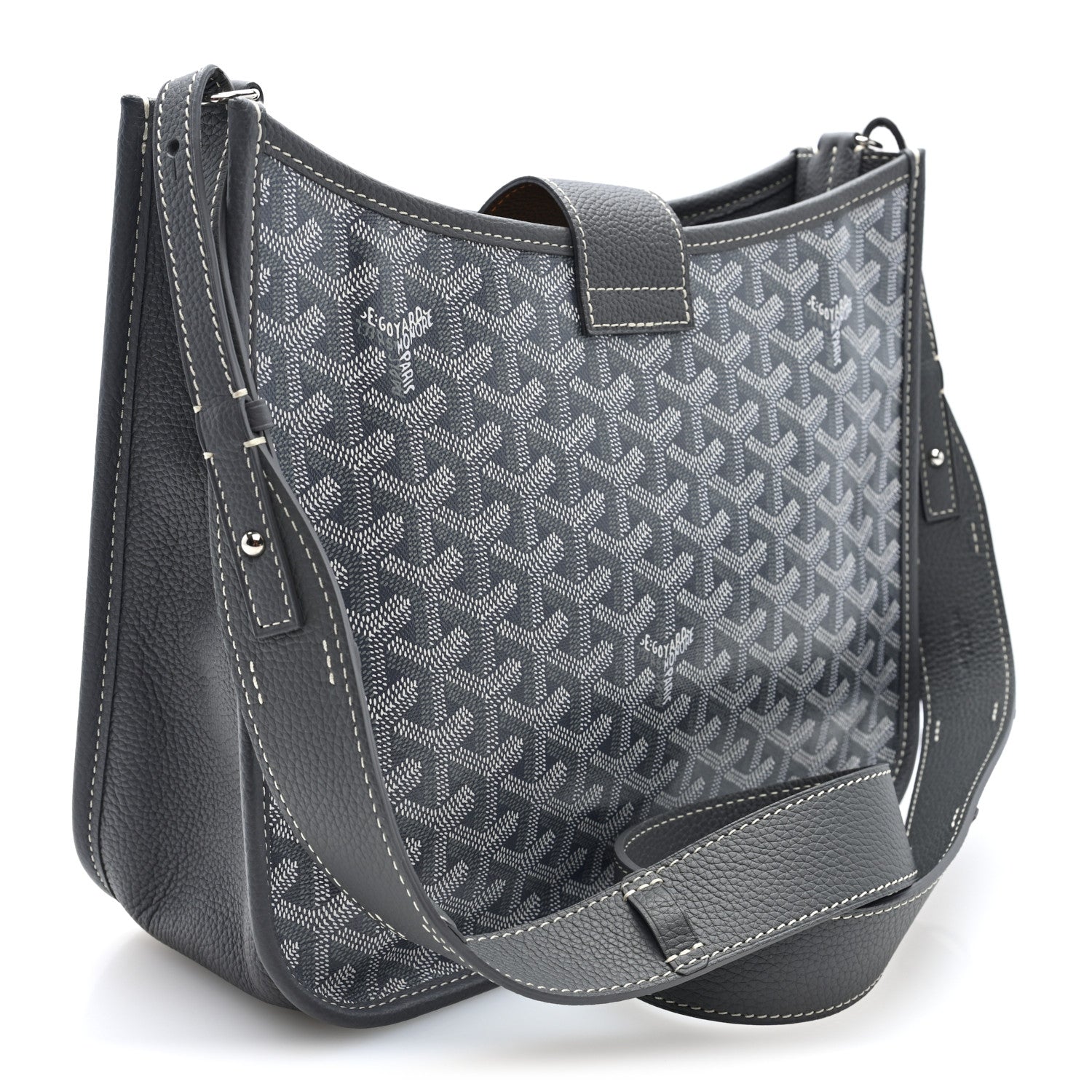 Goyardine Musette PM Bag Grey — view 3