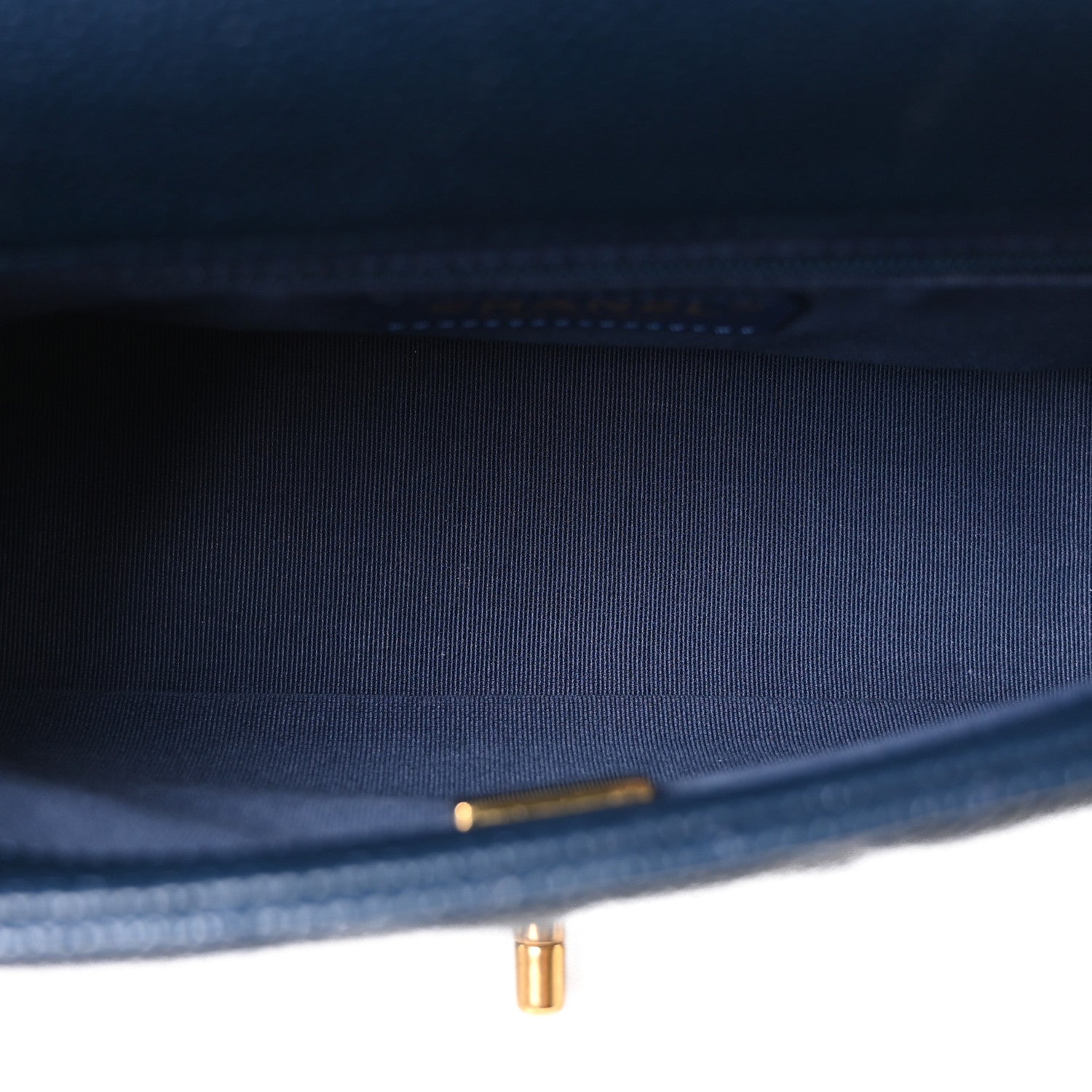 Caviar Quilted Chain Soul Flap Navy Blue — view 5