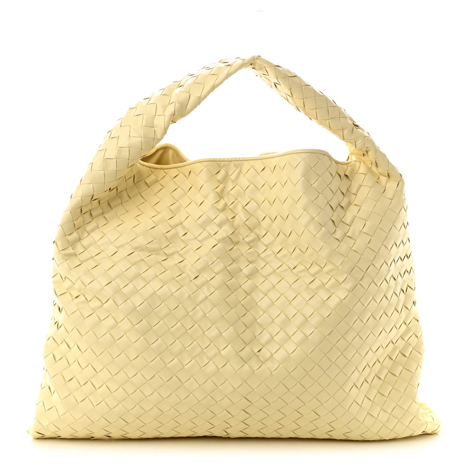 Calfskin Intrecciato Large Hop Camomile