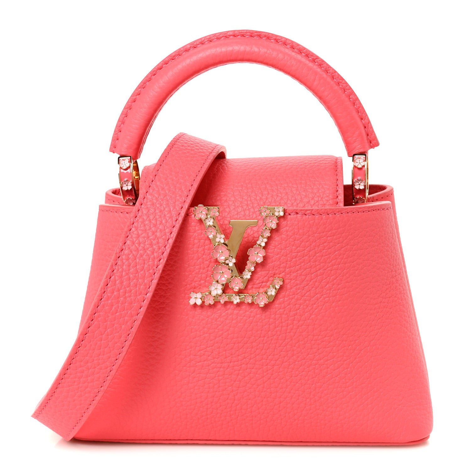 Taurillon LV Bloom Capucines Mini Pink Sky